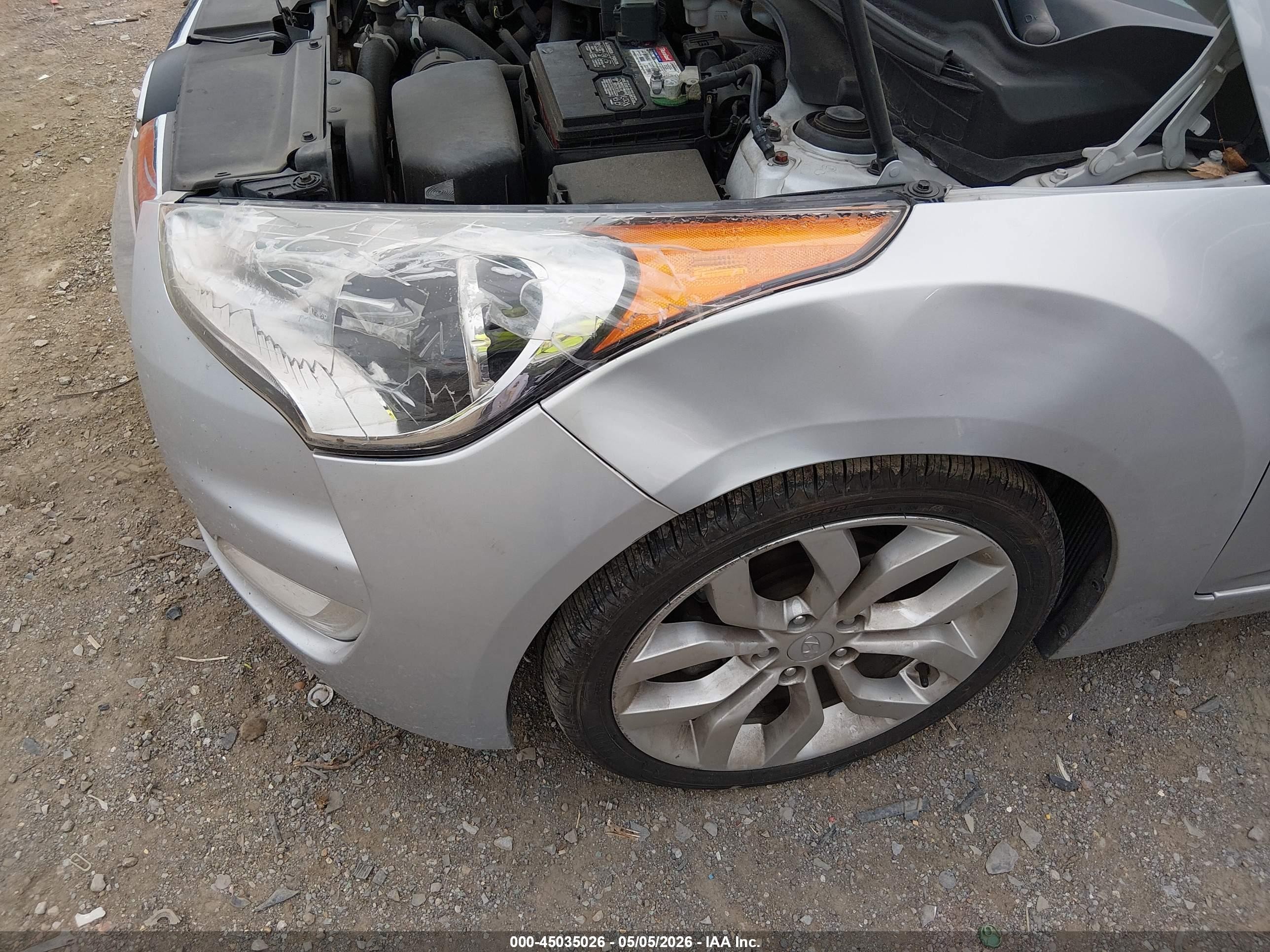 2015 Hyundai Veloster   Black vin: KMHTC6ADXFU243952