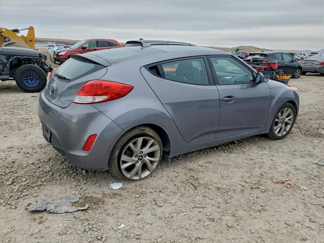 2016 Hyundai Veloster Charcoal vin: KMHTC6ADXGU253706