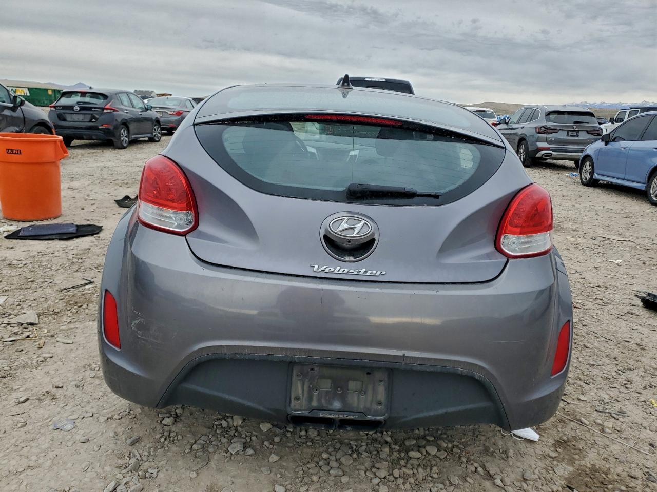 2016 Hyundai Veloster Charcoal vin: KMHTC6ADXGU253706