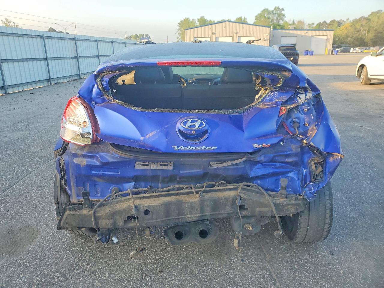 2013 Hyundai Veloster Turbo Blue vin: KMHTC6AE0DU104046