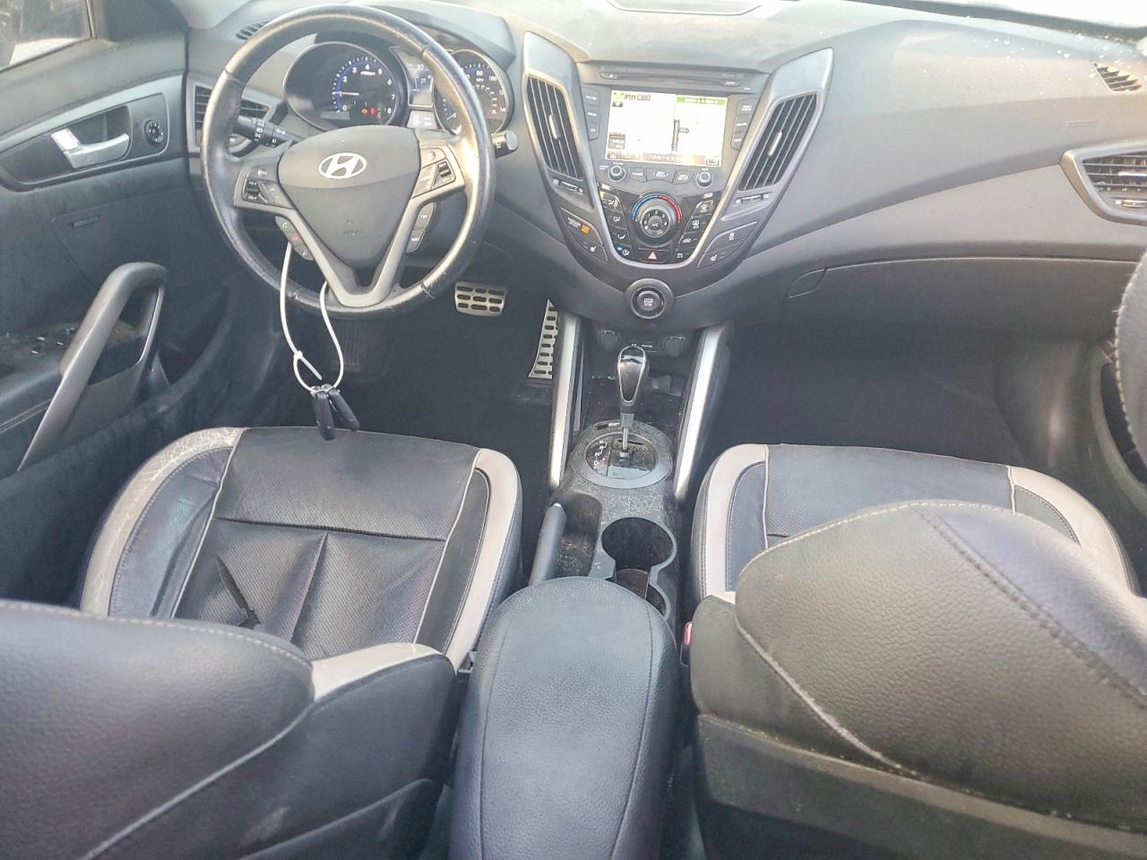 2013 Hyundai Veloster Turbo Blue vin: KMHTC6AE0DU104046