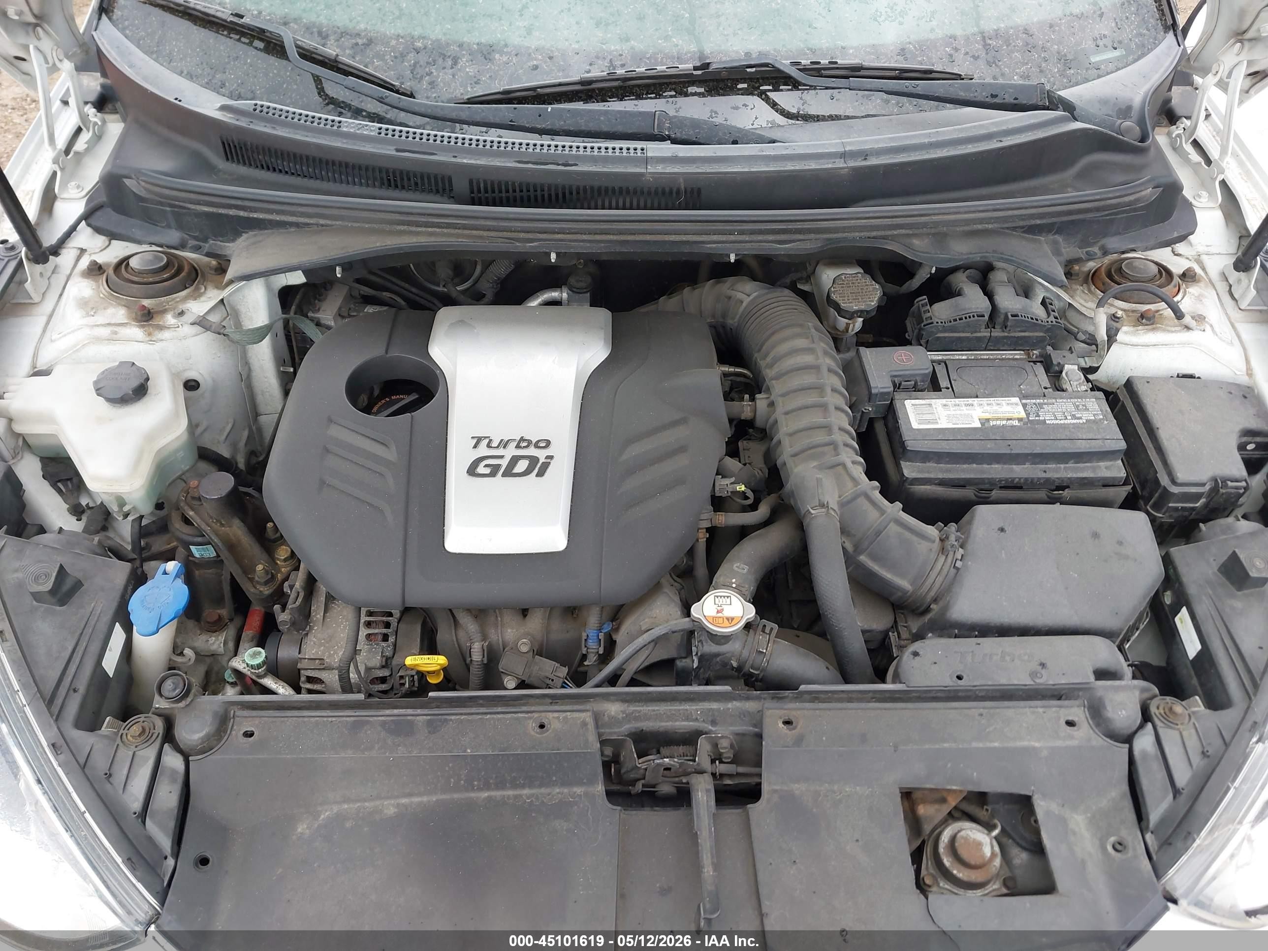 2013 Hyundai Veloster Turbo W/black White vin: KMHTC6AE0DU176283
