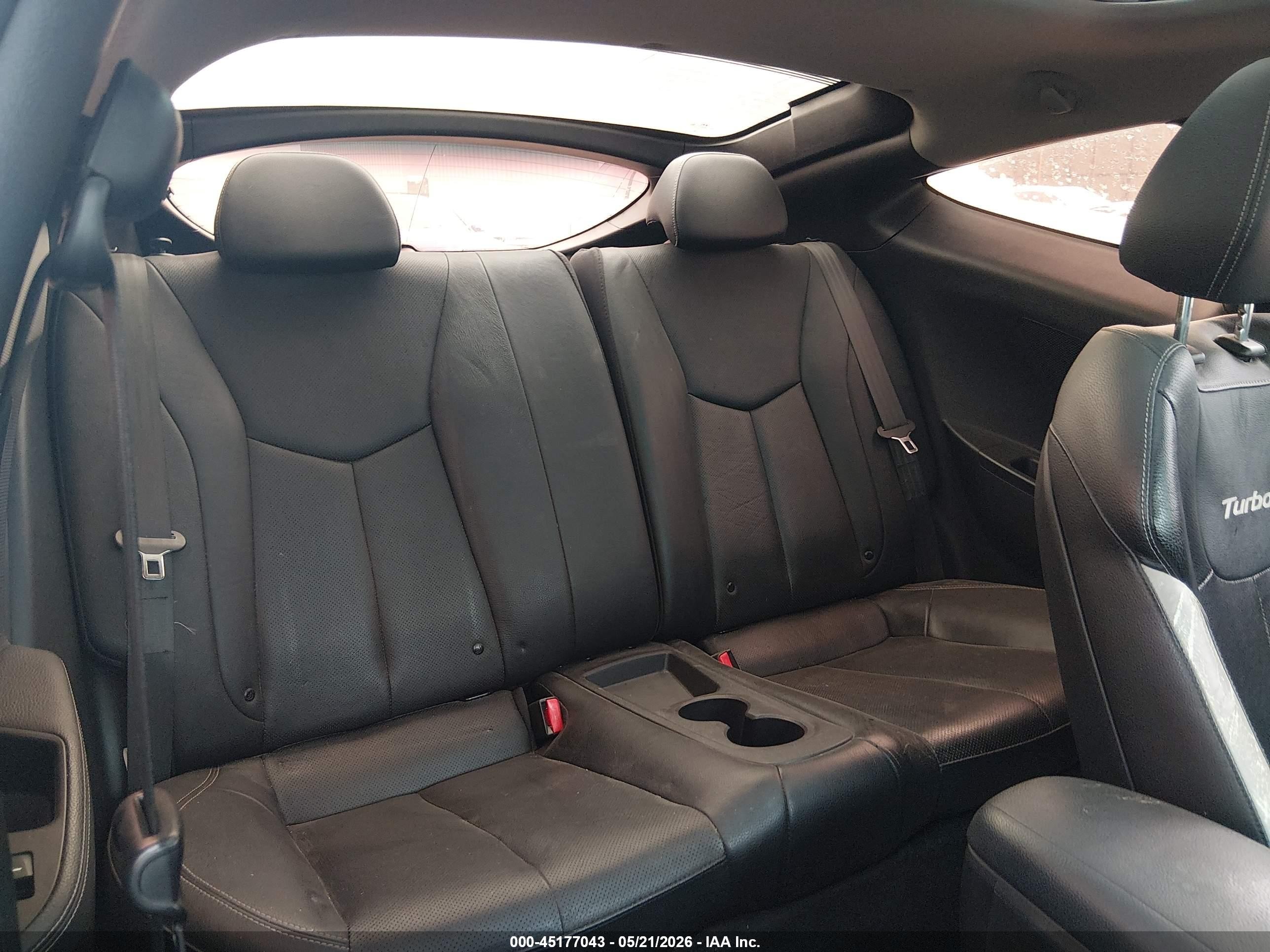 2014 Hyundai Veloster Turbo W/black Черный vin: KMHTC6AE0EU204746