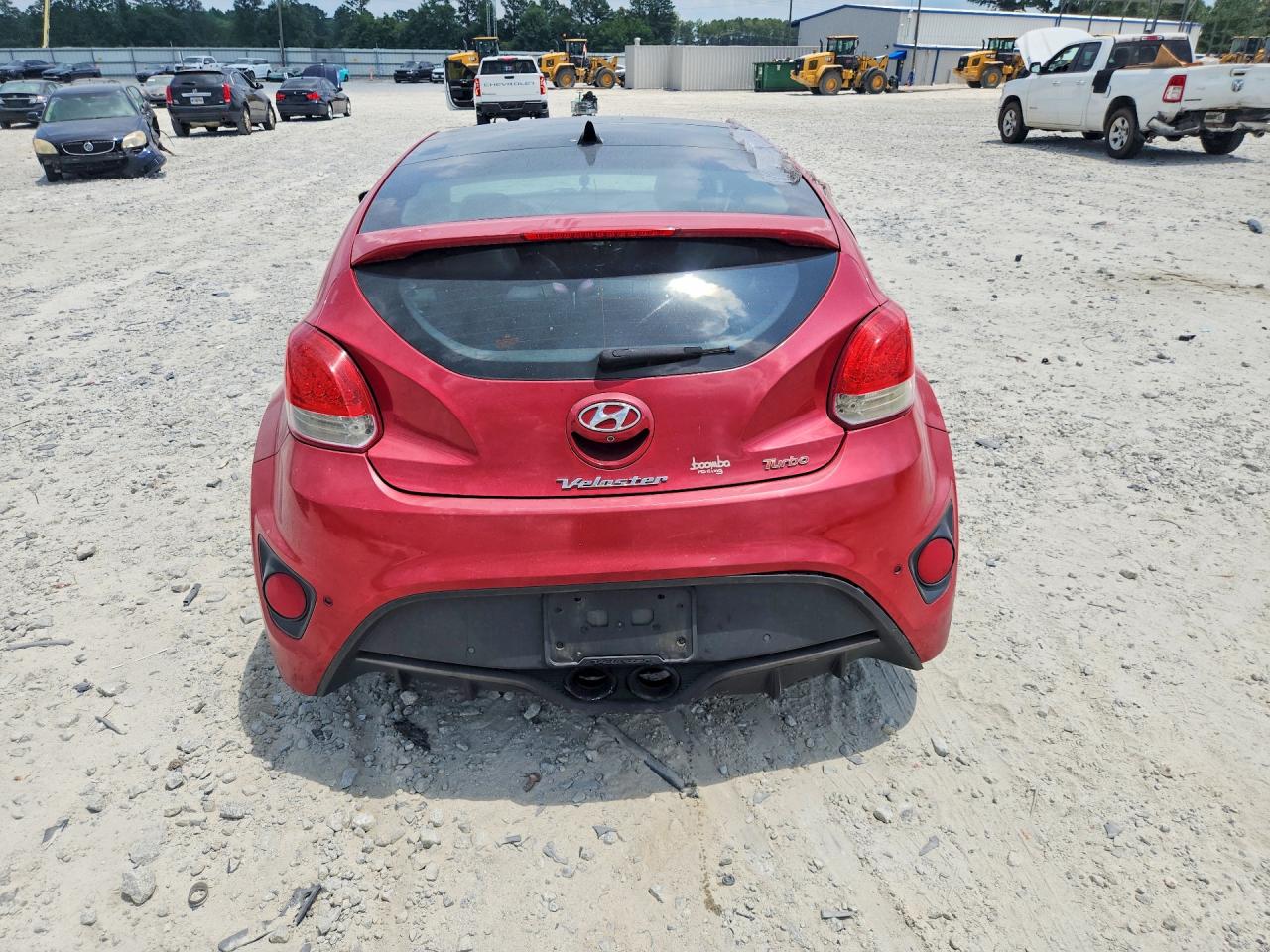 2013 Hyundai Veloster T Red vin: KMHTC6AE2DU107322
