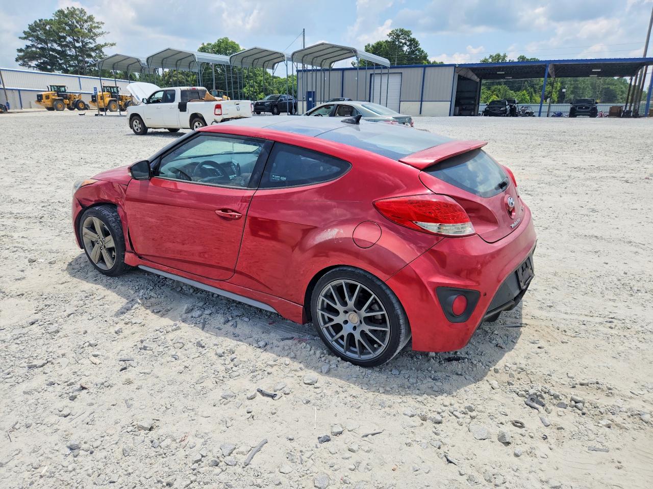 2013 Hyundai Veloster T Red vin: KMHTC6AE2DU107322