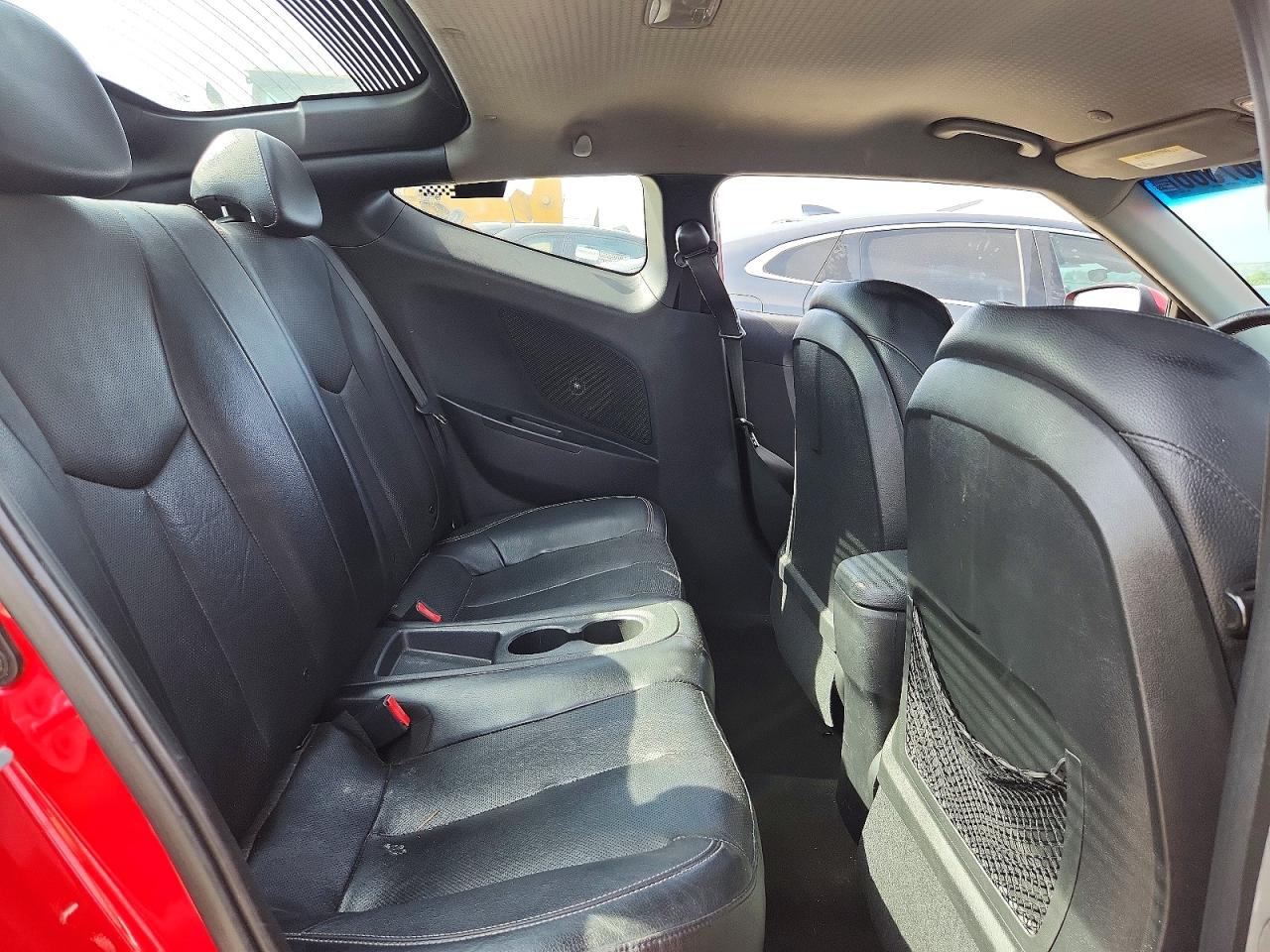 2013 Hyundai Veloster Turbo Red vin: KMHTC6AE2DU128218