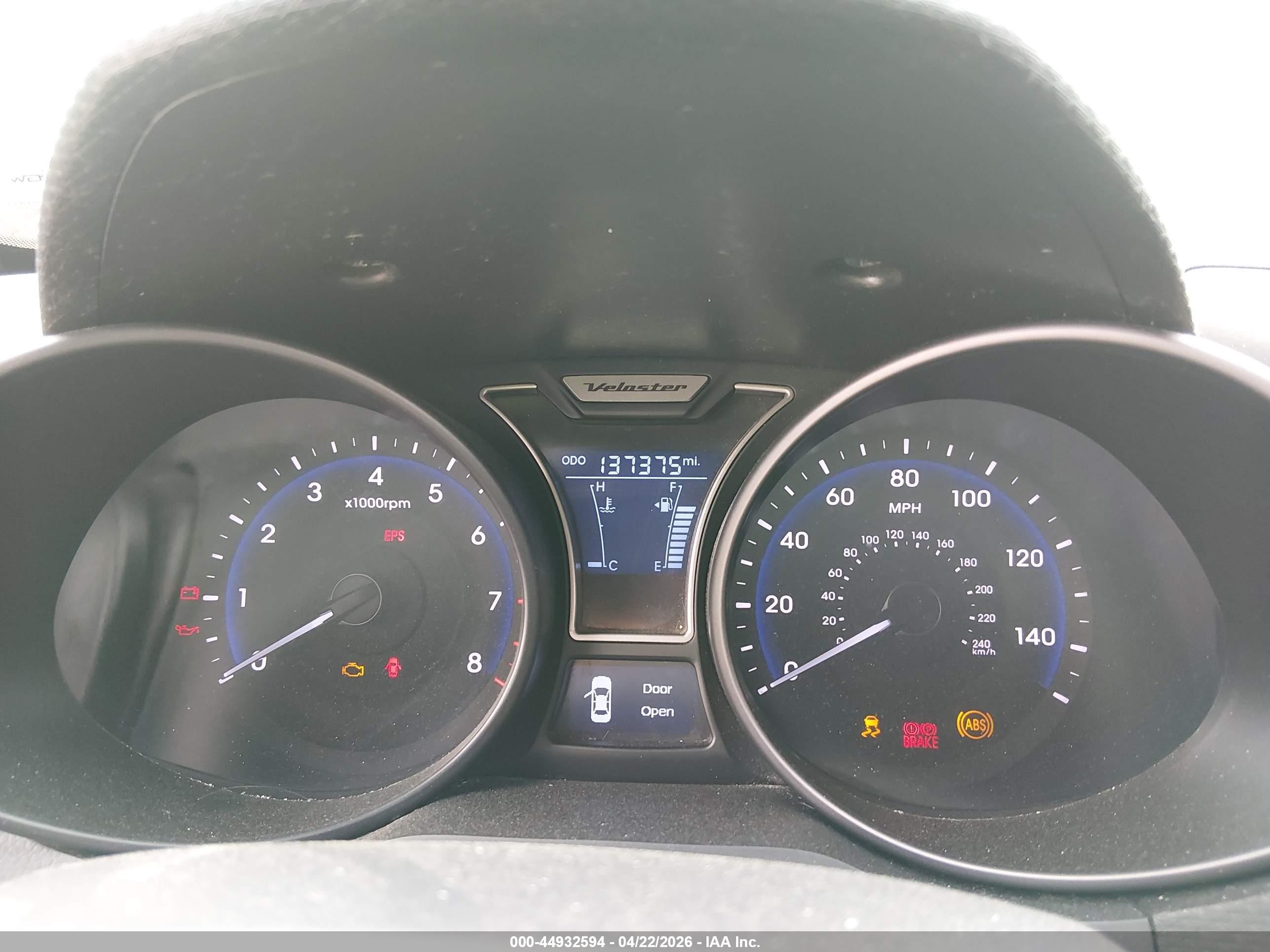 2013 Hyundai Veloster Turbo W/black Красный vin: KMHTC6AE2DU128543
