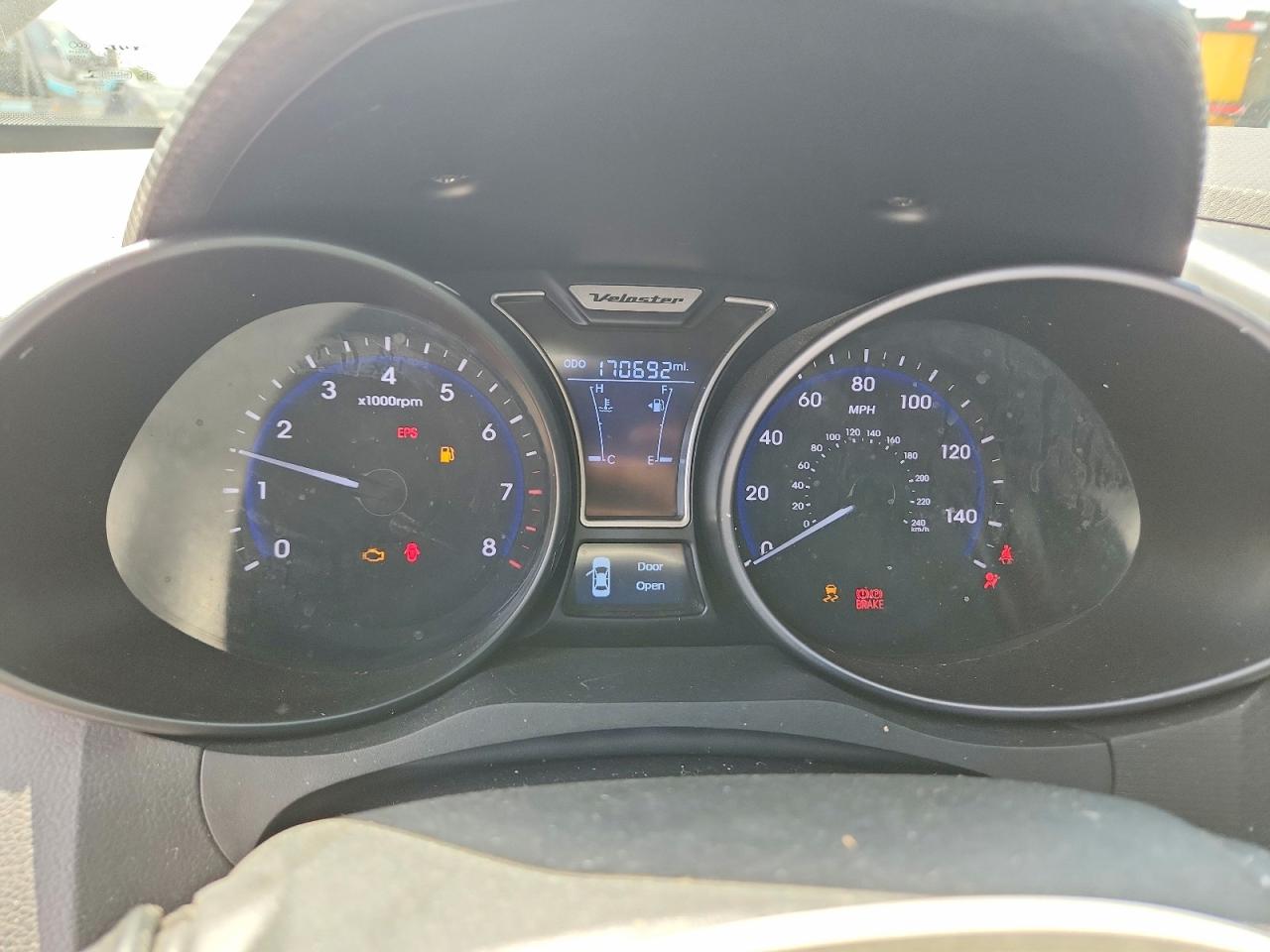 2013 Hyundai Veloster Turbo Gray vin: KMHTC6AE2DU177757