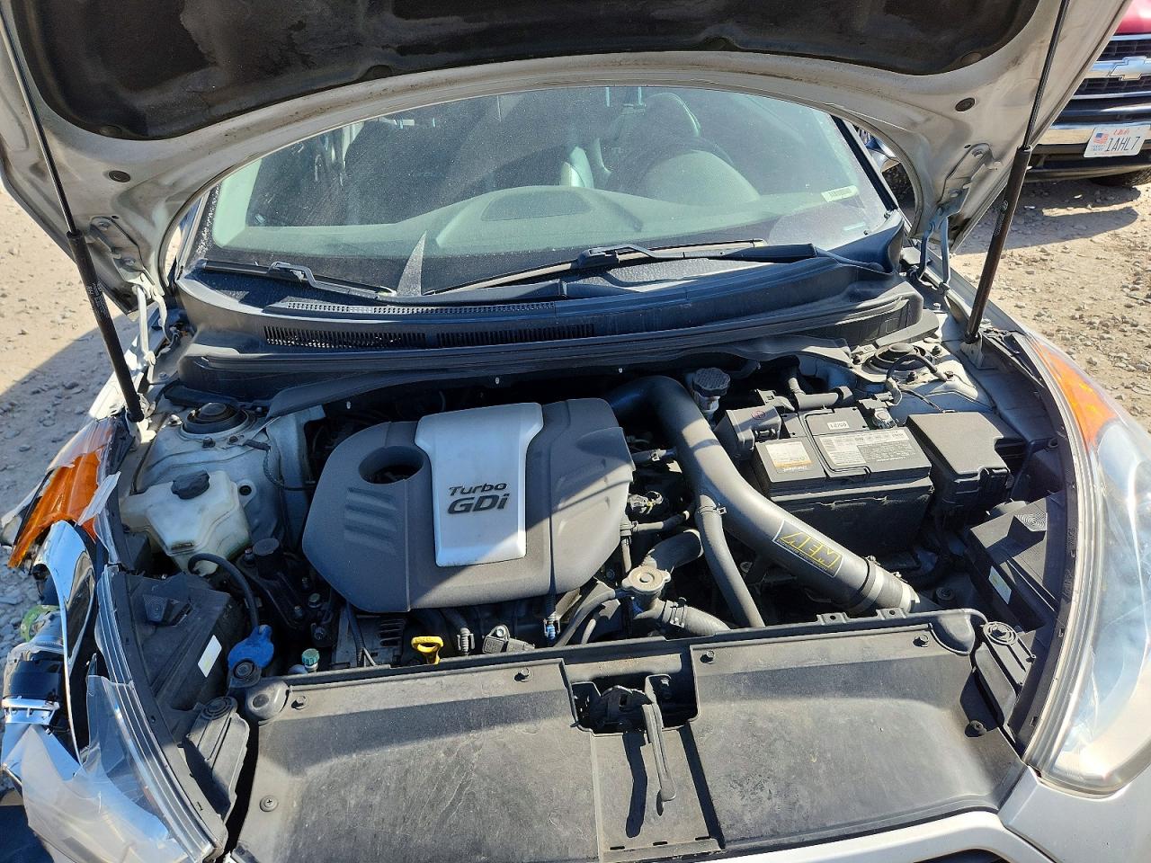 2014 Hyundai Veloster Turbo Silver vin: KMHTC6AE2EU192695