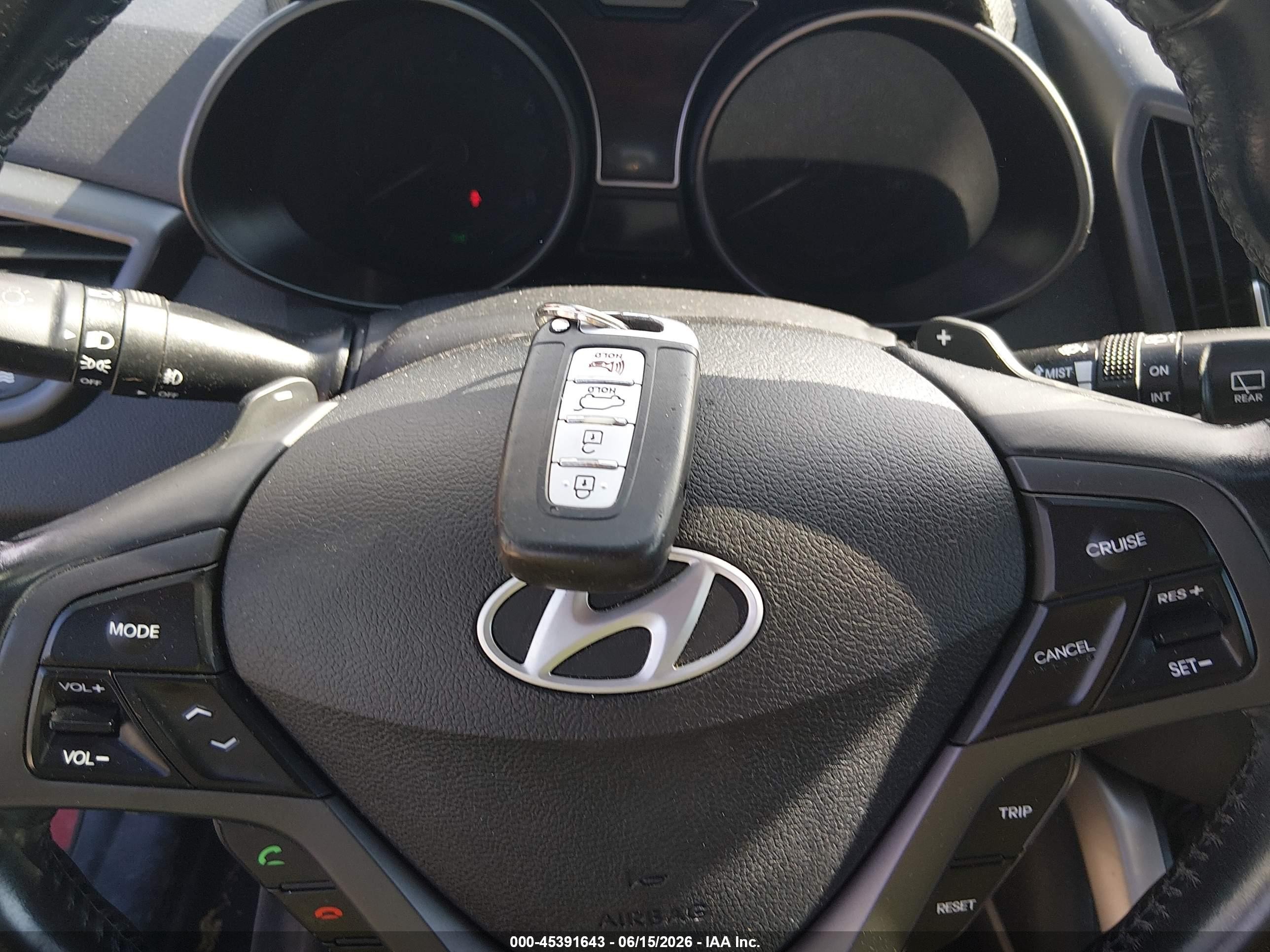 2013 Hyundai Veloster Turbo W/black Red vin: KMHTC6AE3DU160837