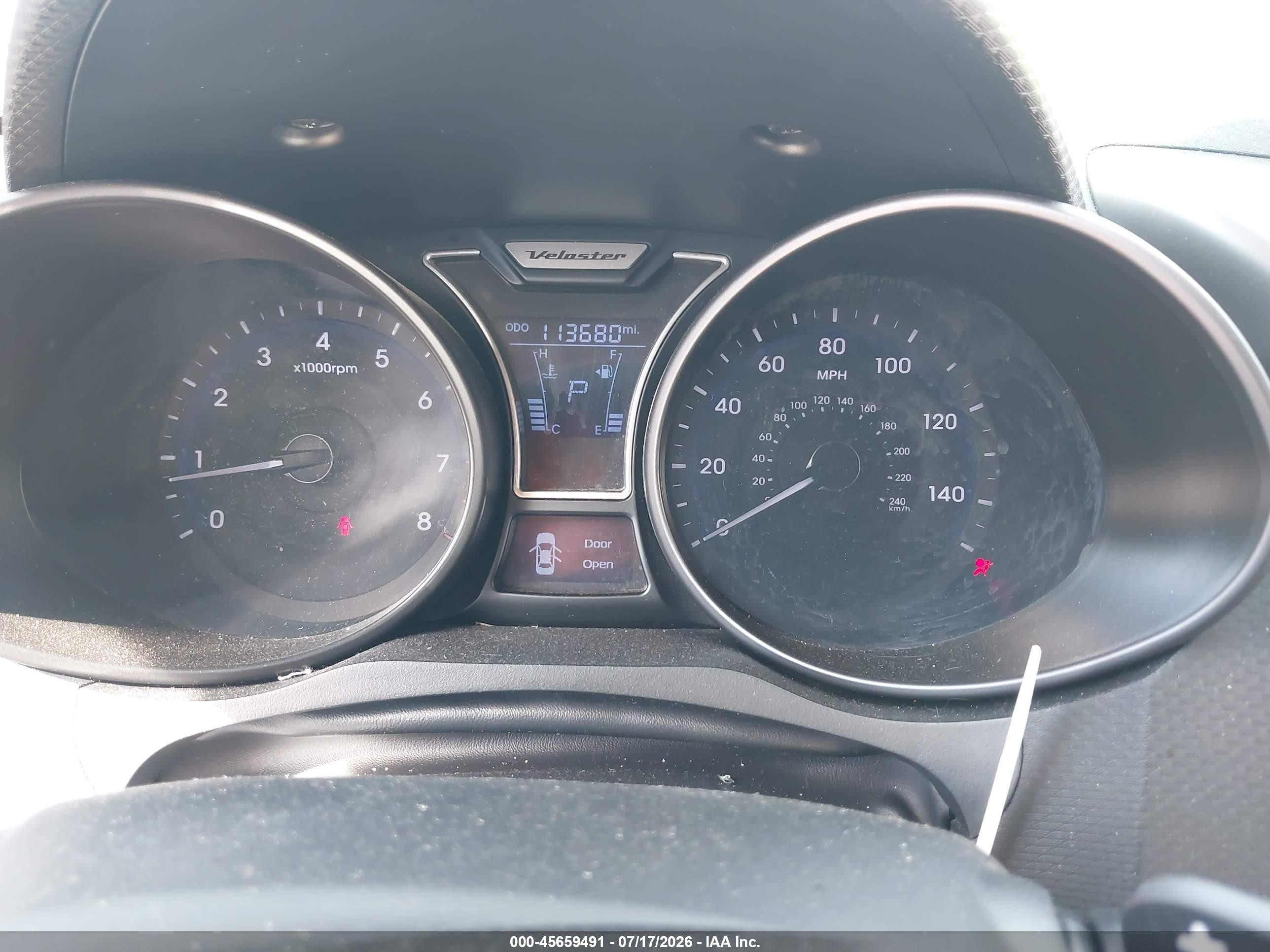 2013 Hyundai Veloster Turbo W/blue Gray vin: KMHTC6AE3DU172504