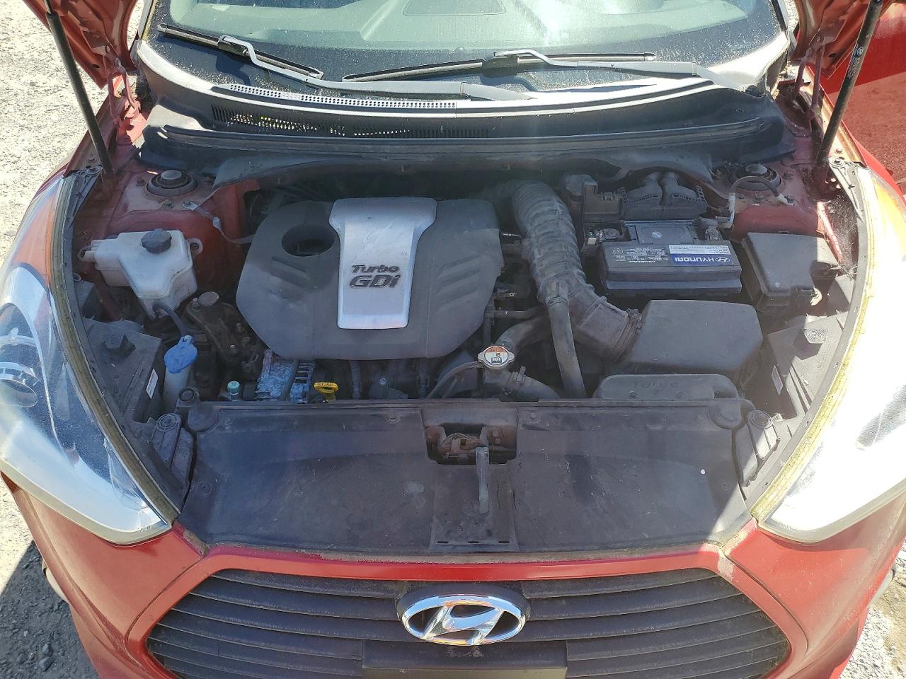 2013 Hyundai Veloster Turbo Красный vin: KMHTC6AE3DU173278