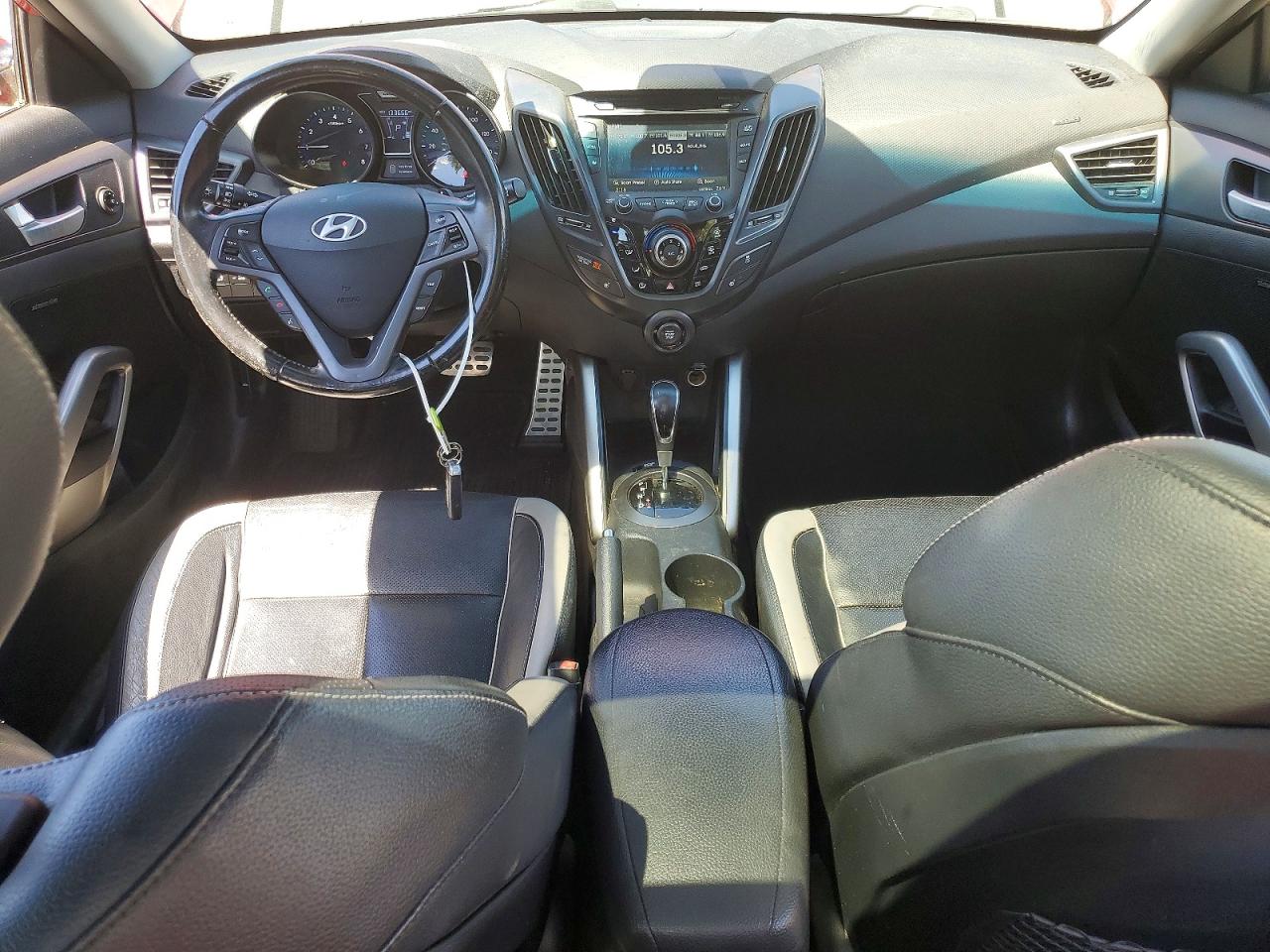 2013 Hyundai Veloster Turbo Красный vin: KMHTC6AE3DU173278