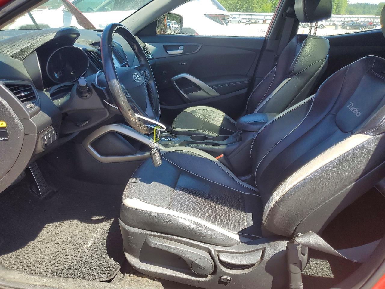 2013 Hyundai Veloster Turbo Красный vin: KMHTC6AE3DU173278