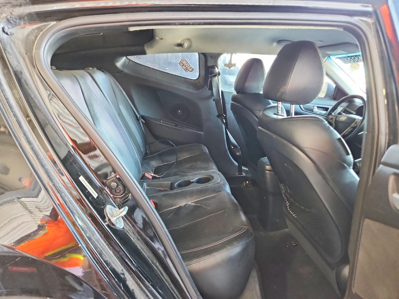 2014 Hyundai Veloster Turbo Black vin: KMHTC6AE3EU184007