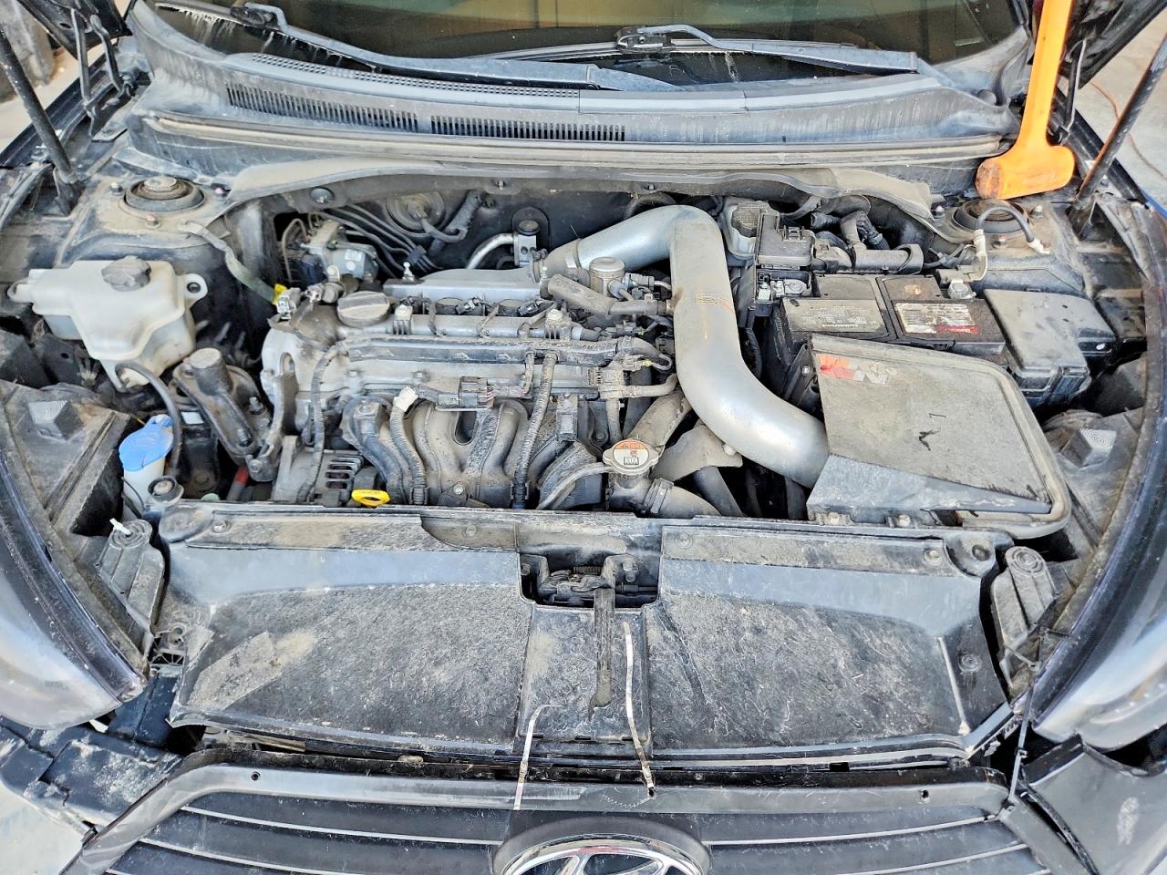 2014 Hyundai Veloster Turbo Black vin: KMHTC6AE3EU184007