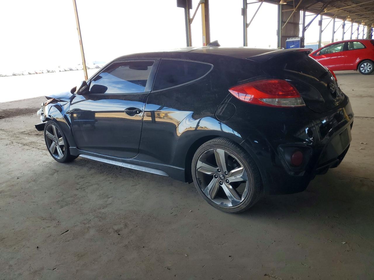 2015 Hyundai Veloster Turbo Black vin: KMHTC6AE3FU243509