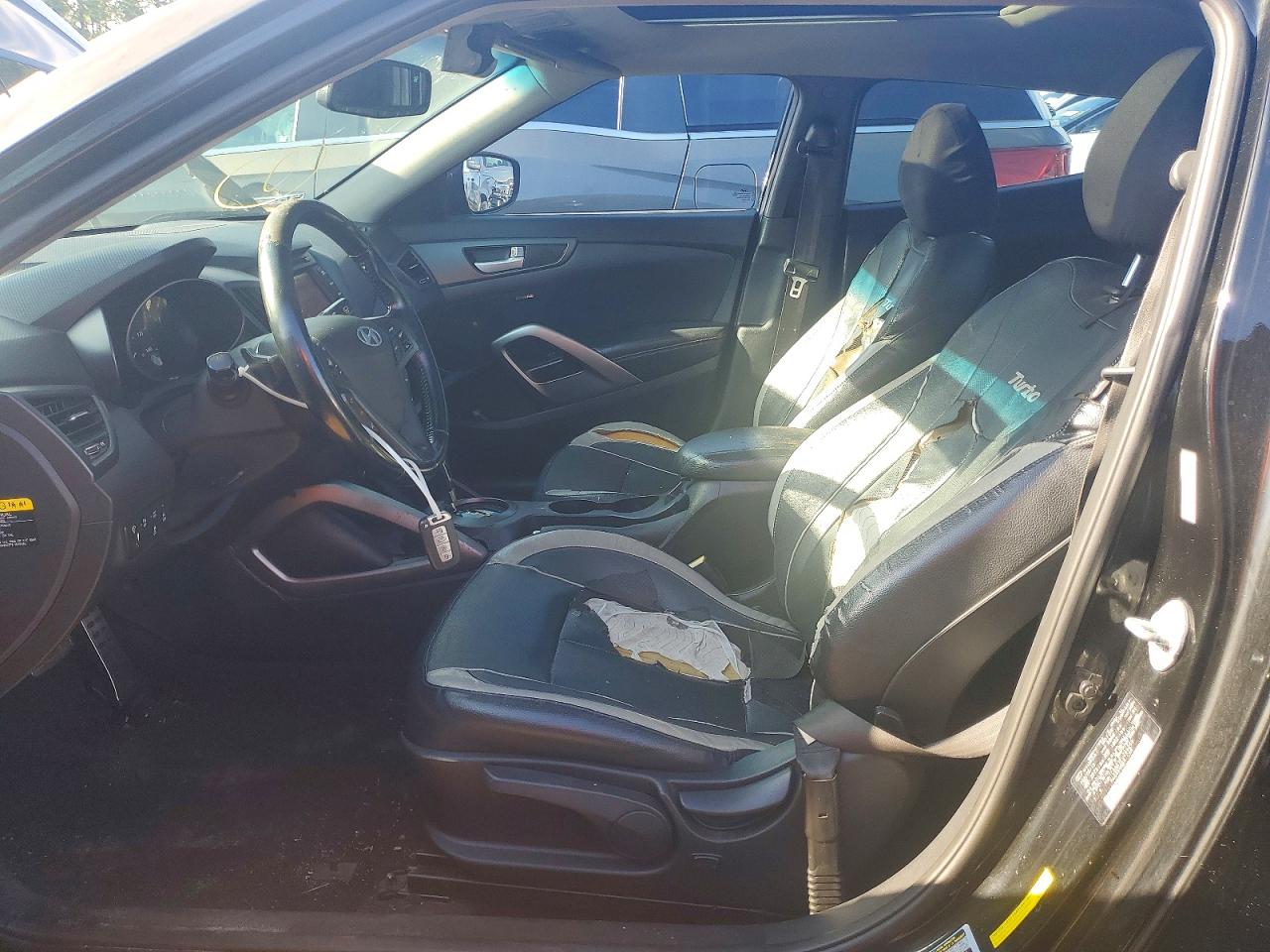 2015 Hyundai Veloster Turbo Черный vin: KMHTC6AE3FU249259