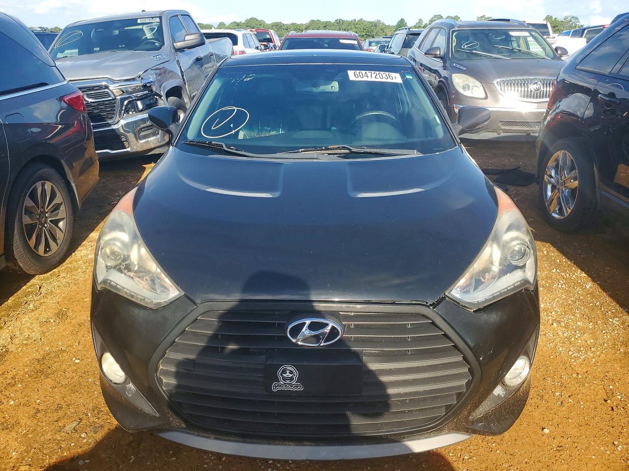 2015 Hyundai Veloster Turbo Черный vin: KMHTC6AE3FU249259