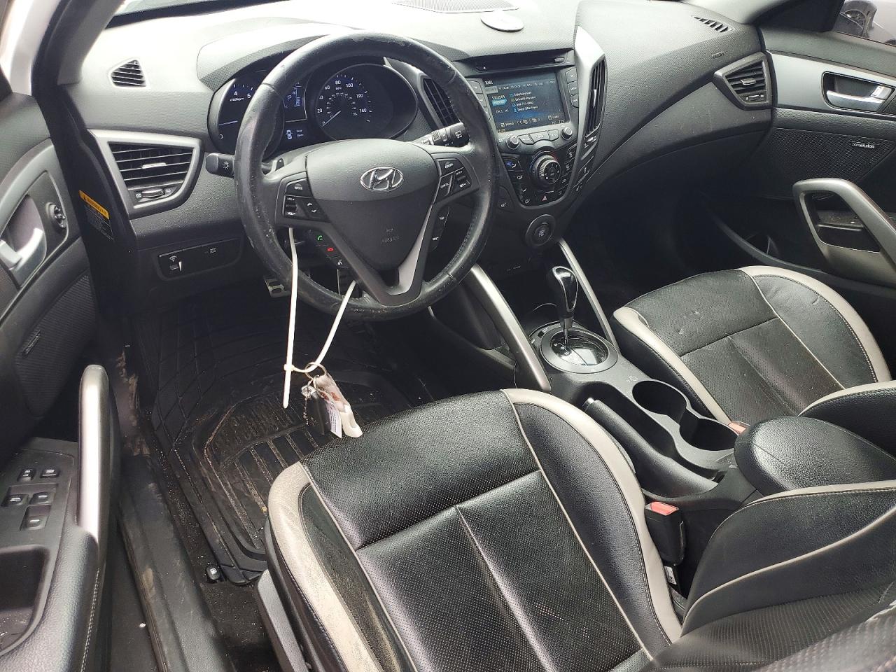 2013 Hyundai Veloster Turbo Белый vin: KMHTC6AE4DU144064