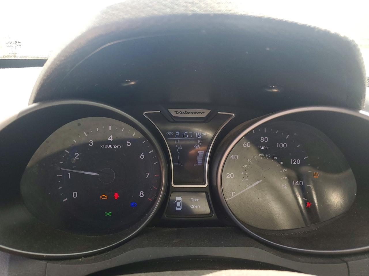 2013 Hyundai Veloster 3dr Black vin: KMHTC6AE4DU153833