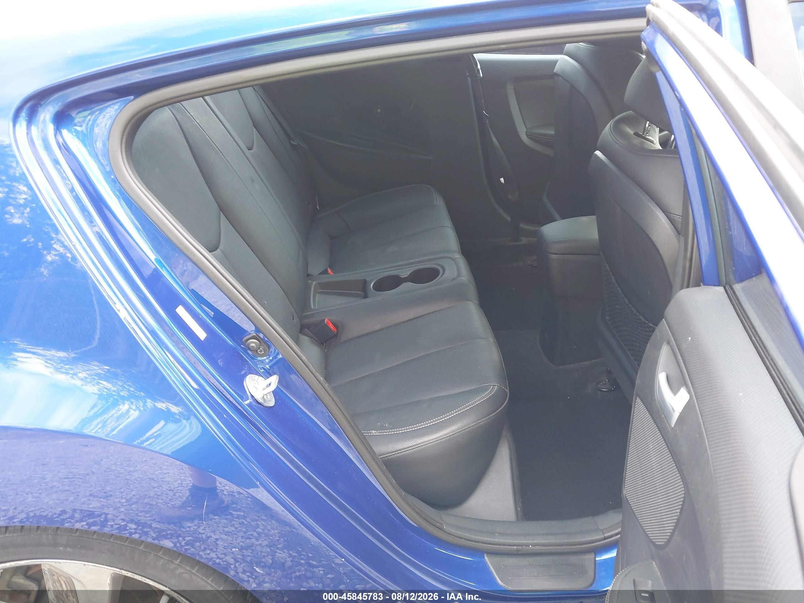 2013 Hyundai Veloster Turbo W/black Blue vin: KMHTC6AE4DU162855