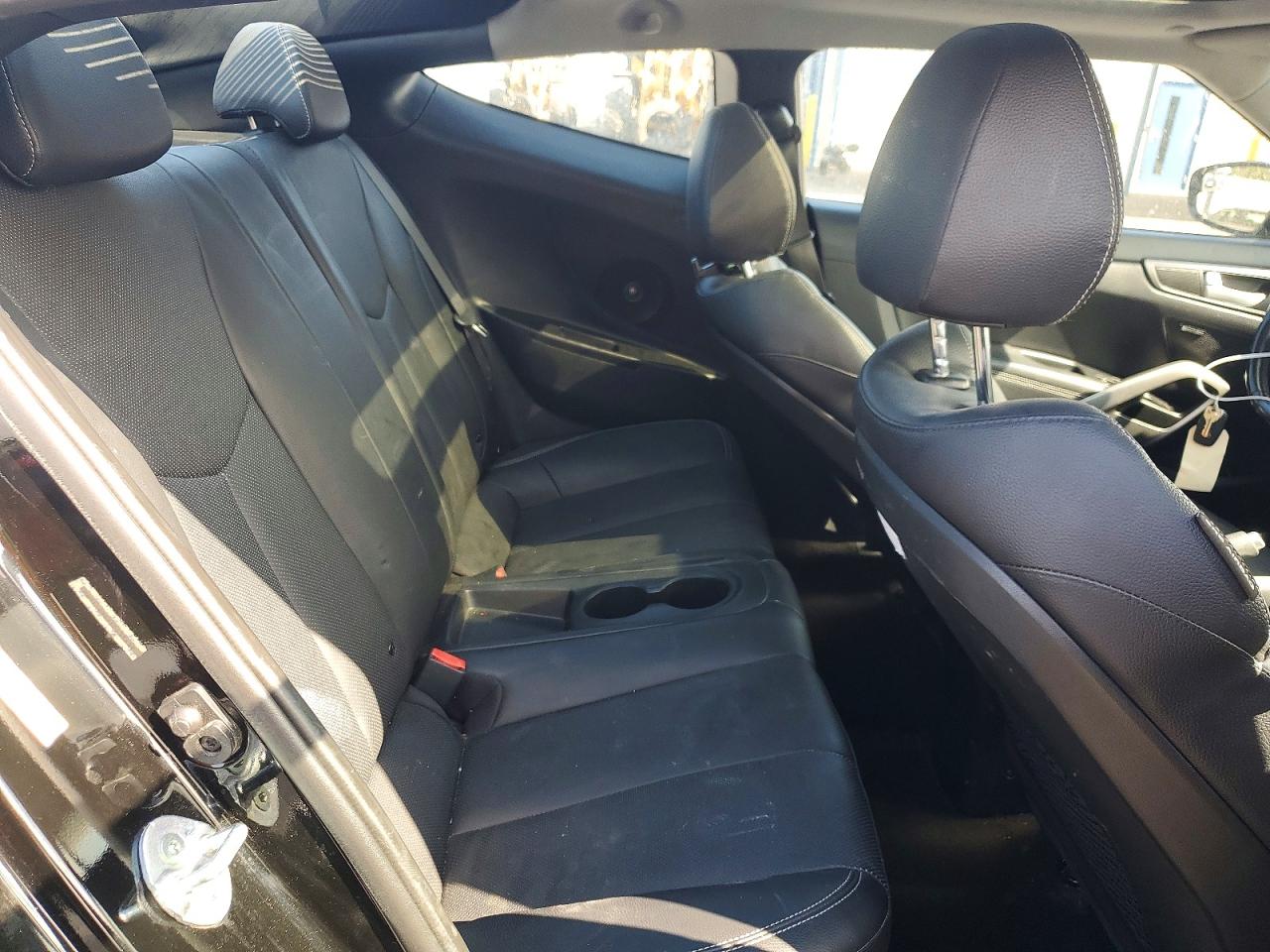 2015 Hyundai Veloster Turbo Black vin: KMHTC6AE4FU222684