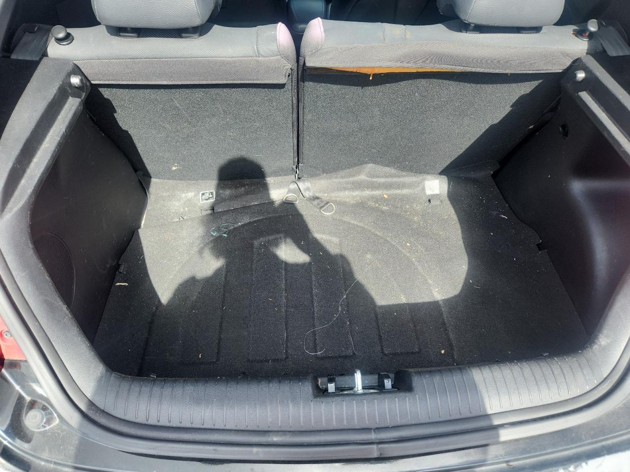 2015 Hyundai Veloster Turbo Black vin: KMHTC6AE4FU231787 Damage: Right Rear Seat Back, Torn, > 12 Inches