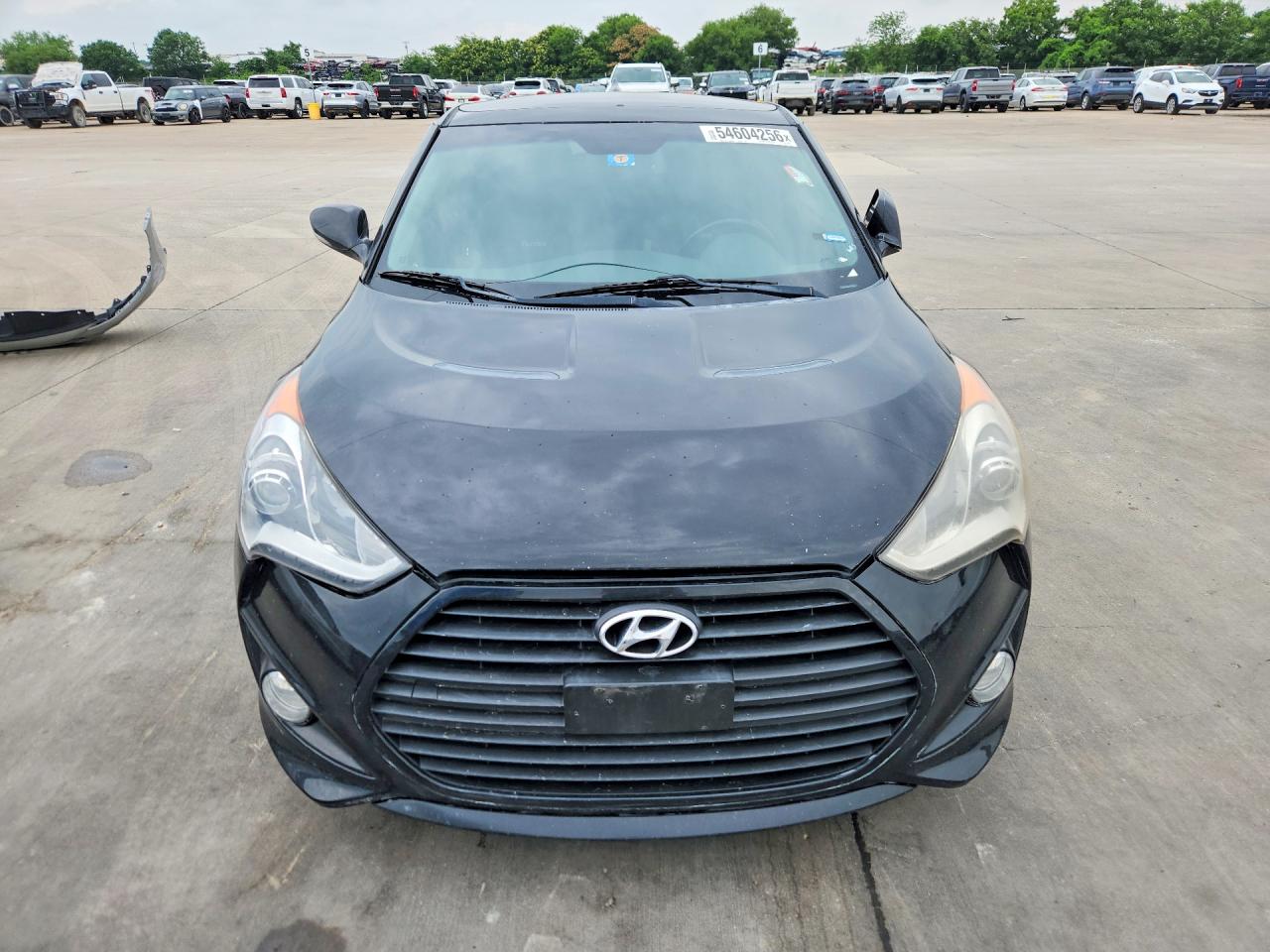 2015 Hyundai Veloster Turbo Black vin: KMHTC6AE4FU240862