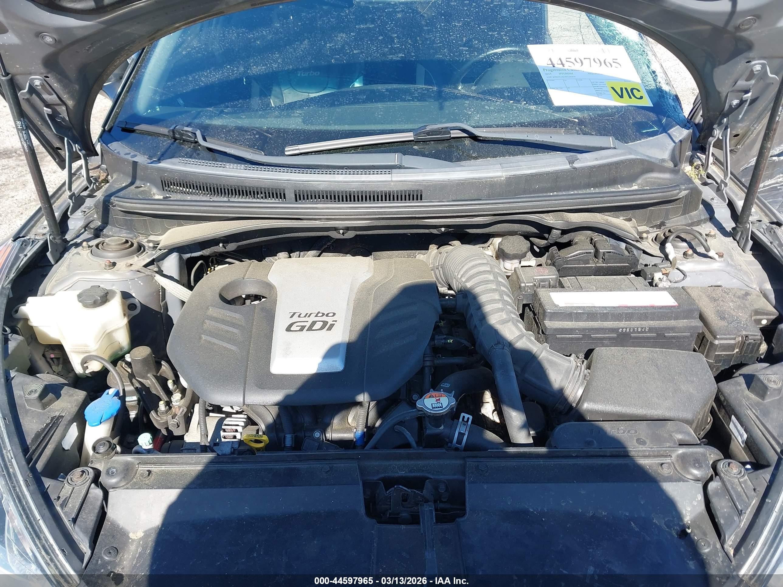 2015 Hyundai Veloster Turbo Gray vin: KMHTC6AE4FU243079