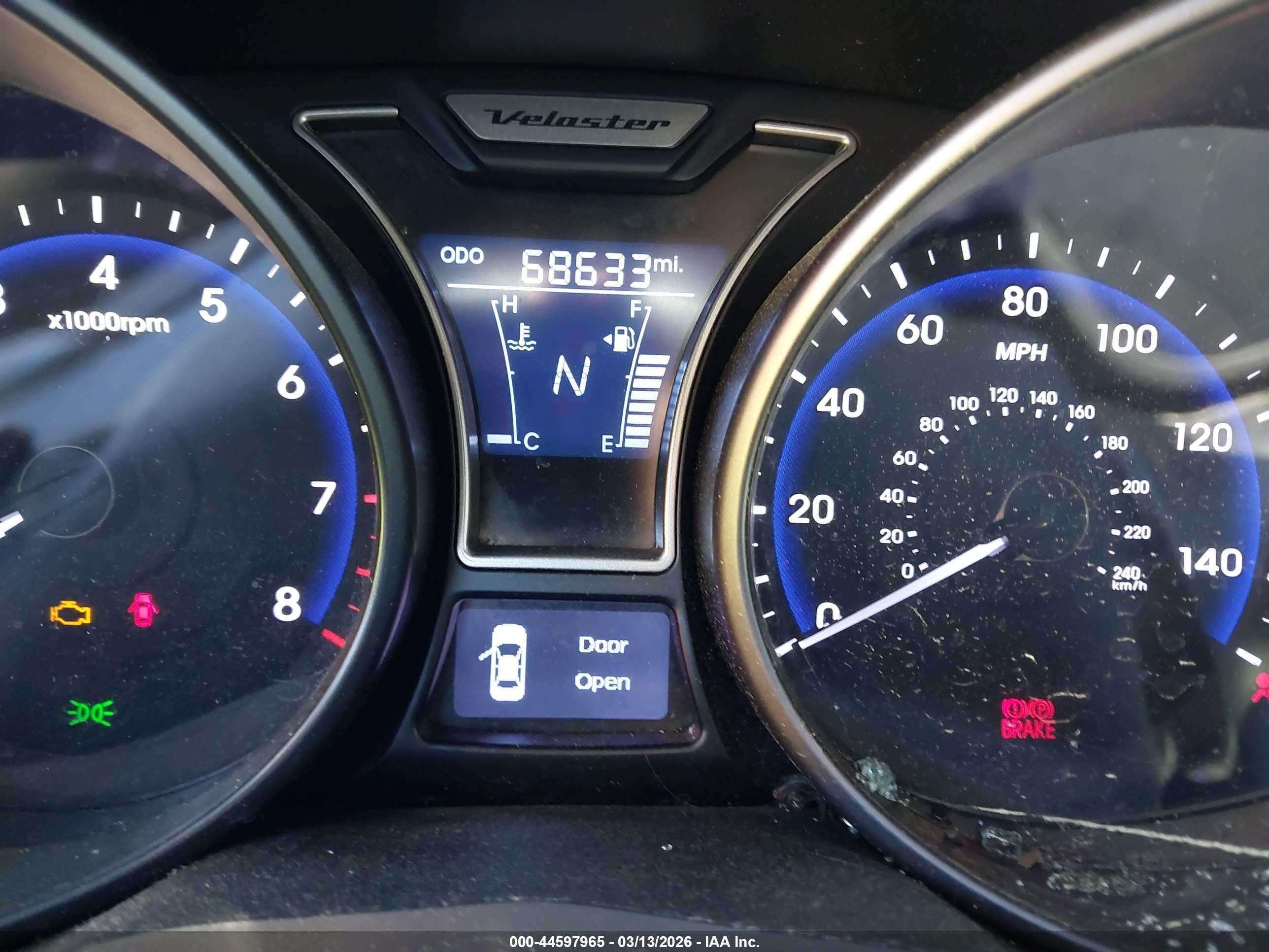 2015 Hyundai Veloster Turbo Gray vin: KMHTC6AE4FU243079