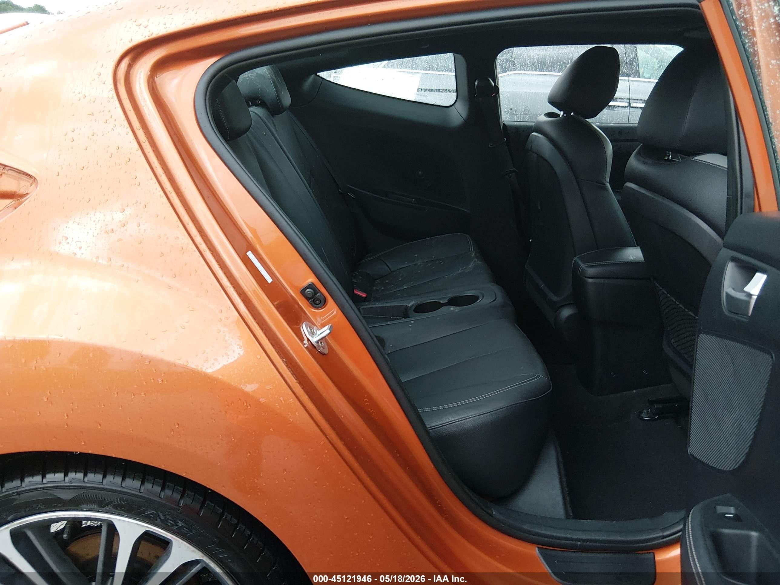 2016 Hyundai Veloster Turbo Orange vin: KMHTC6AE4GU301225