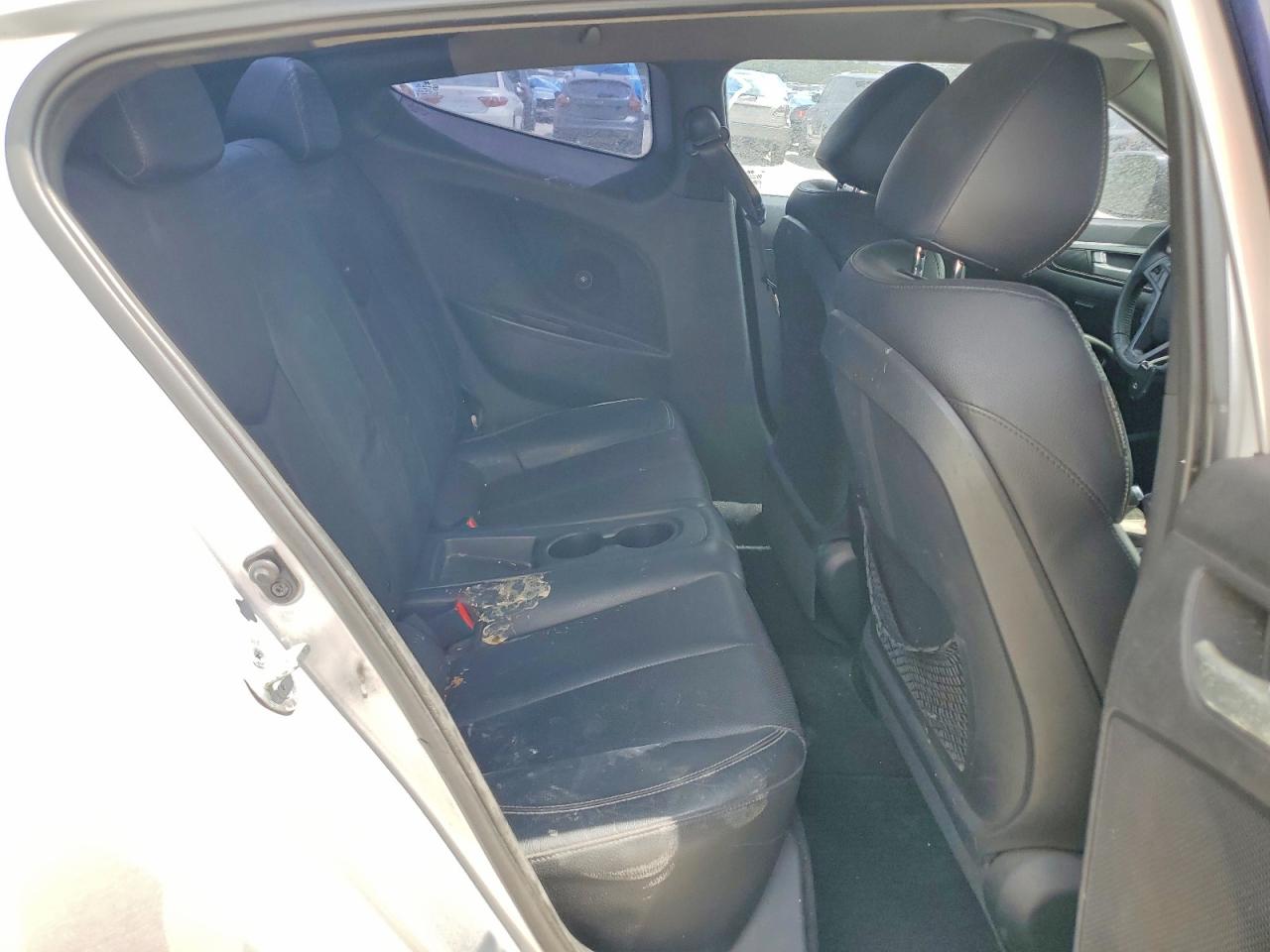 2013 Hyundai Veloster Turbo Silver vin: KMHTC6AE5DU119710