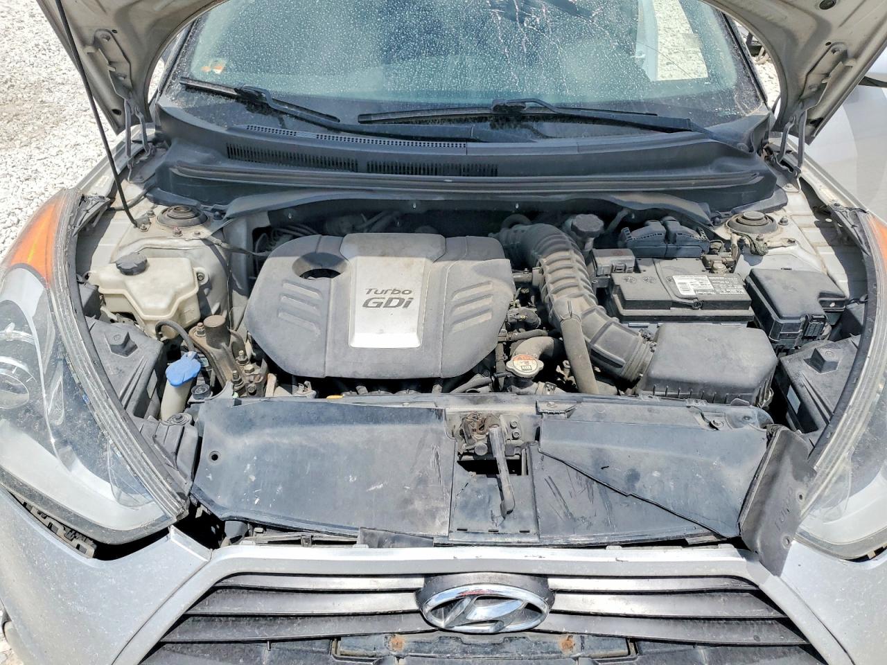 2013 Hyundai Veloster Turbo Silver vin: KMHTC6AE5DU119710