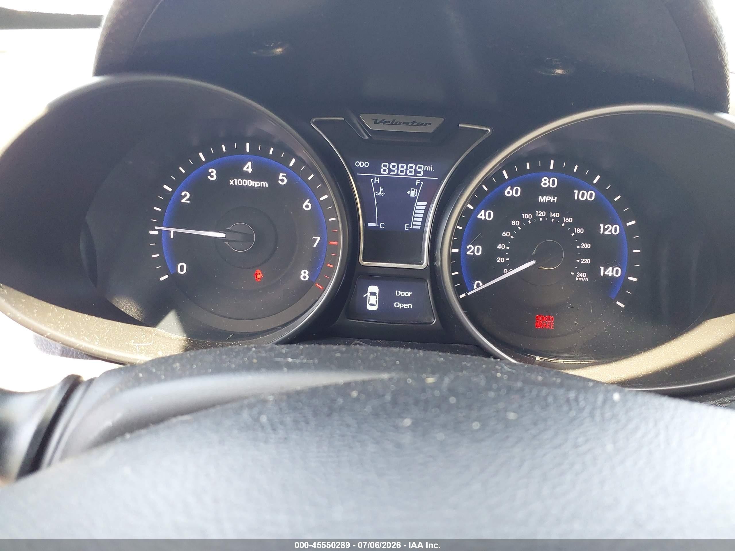 2013 Hyundai Veloster Turbo W/black Black vin: KMHTC6AE5DU147572