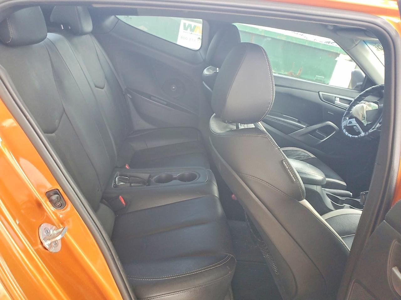 2013 Hyundai Veloster Turbo Orange vin: KMHTC6AE5DU151265