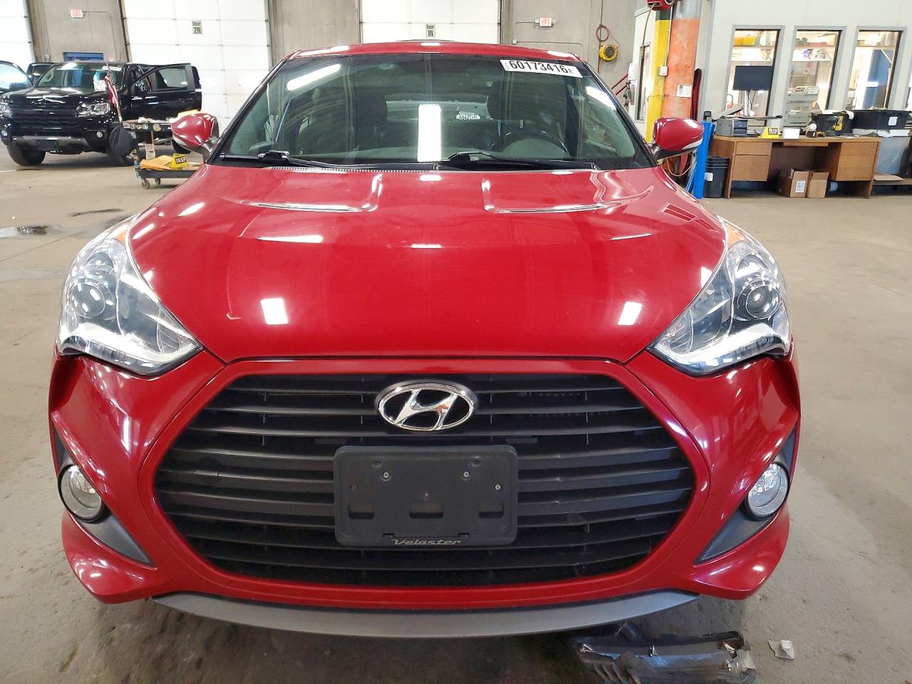 2014 Hyundai Veloster Turbo Красный vin: KMHTC6AE5EU185059