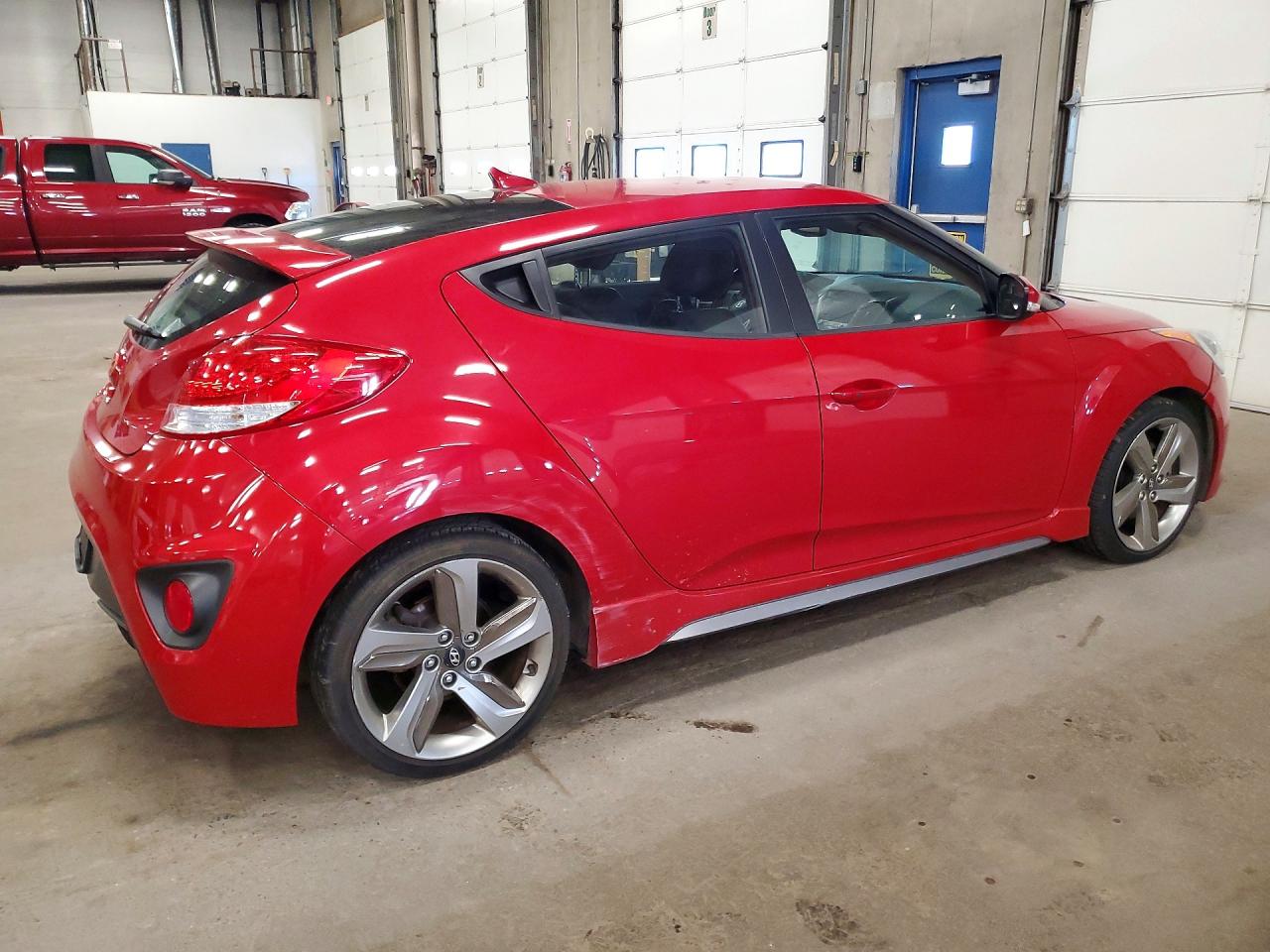 2014 Hyundai Veloster Turbo Красный vin: KMHTC6AE5EU185059