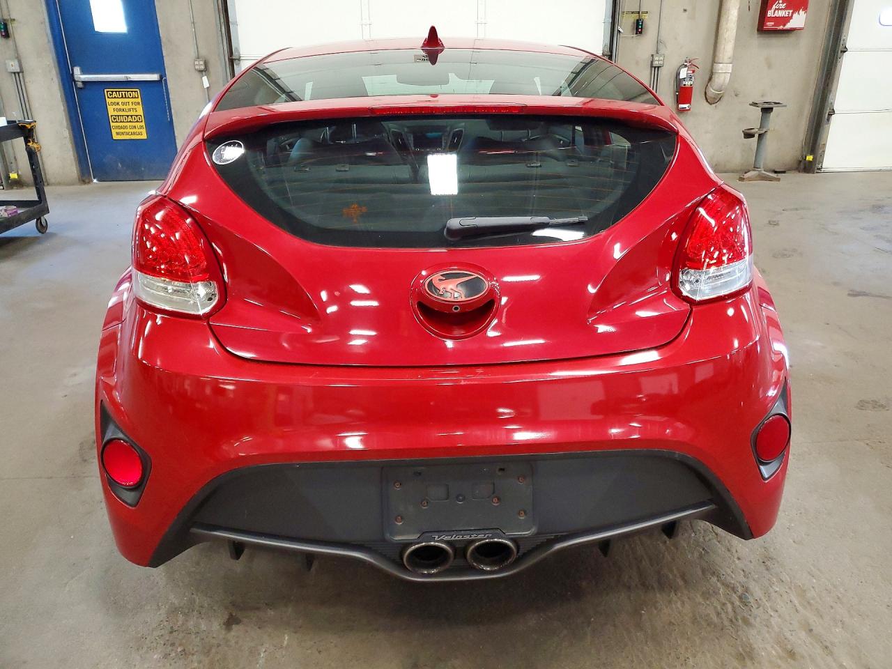2014 Hyundai Veloster Turbo Красный vin: KMHTC6AE5EU185059