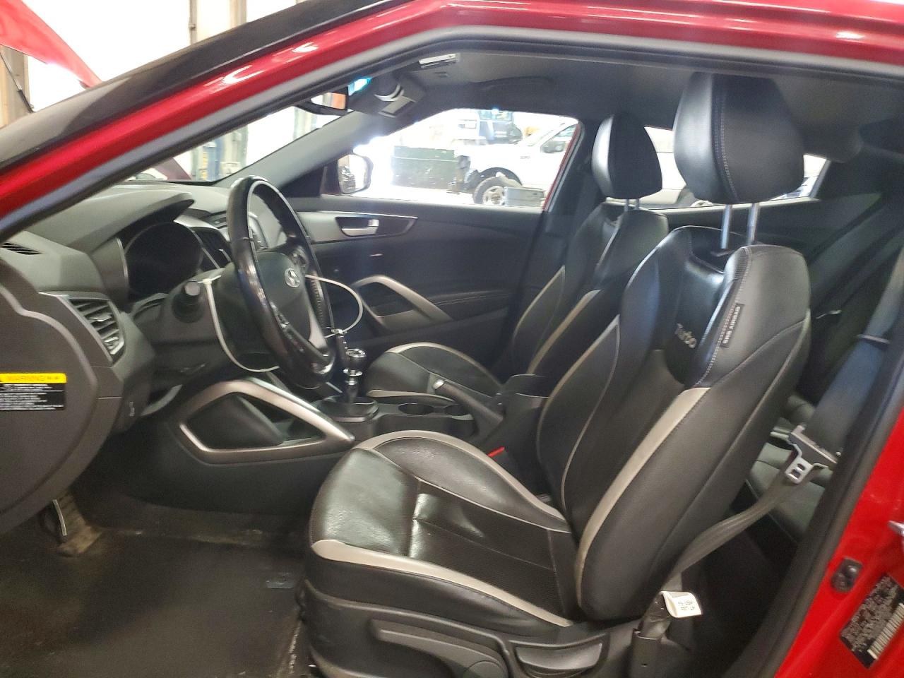 2014 Hyundai Veloster Turbo Красный vin: KMHTC6AE5EU185059
