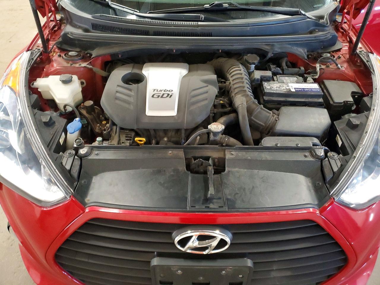 2014 Hyundai Veloster Turbo Красный vin: KMHTC6AE5EU185059