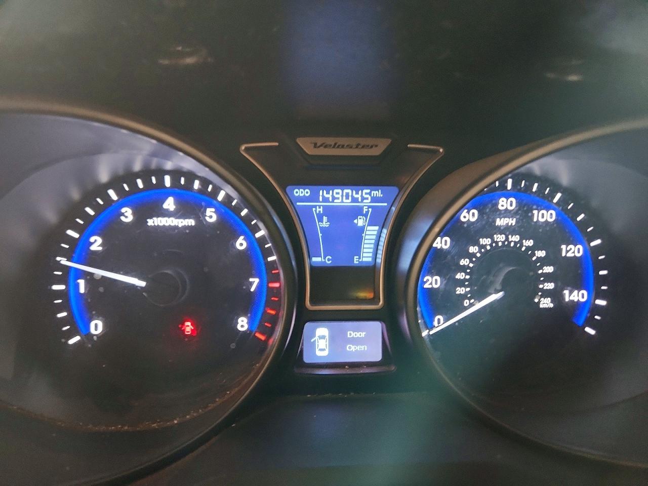 2014 Hyundai Veloster Turbo Black vin: KMHTC6AE5EU191413