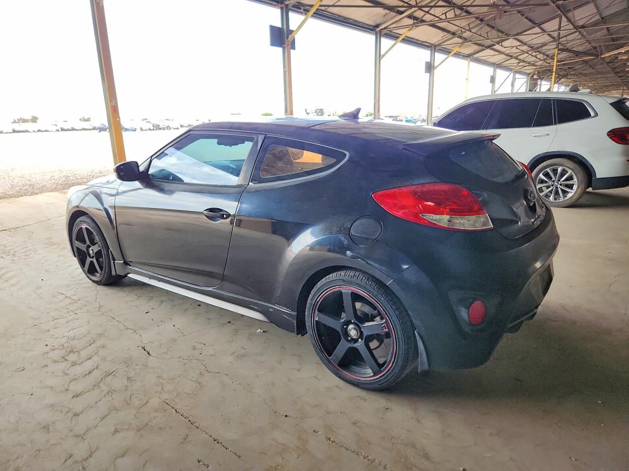 2014 Hyundai Veloster Turbo Black vin: KMHTC6AE5EU191413