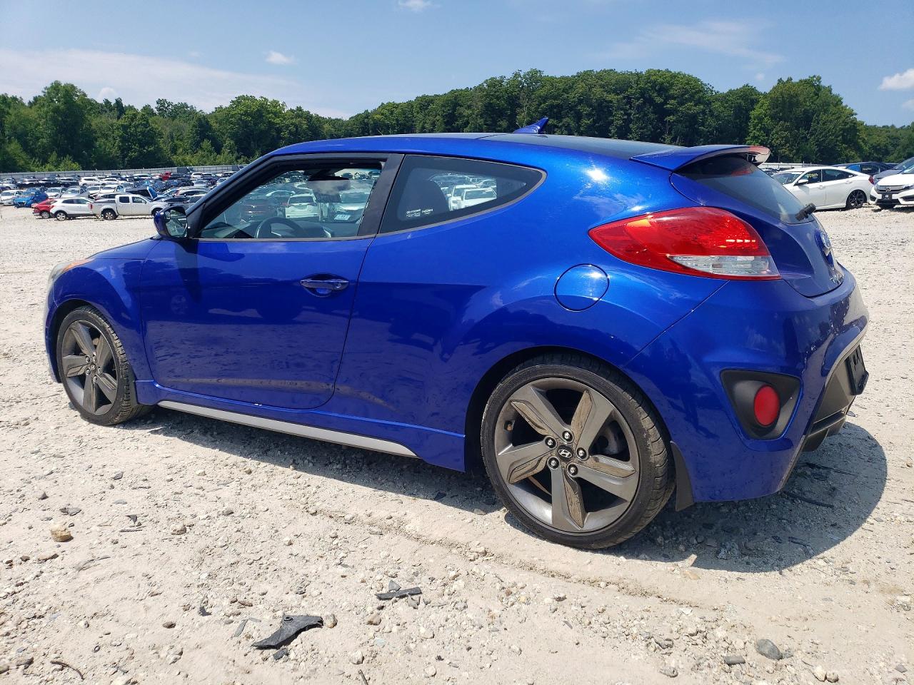 2014 Hyundai Veloster Turbo R-spec Blue vin: KMHTC6AE5EU201048