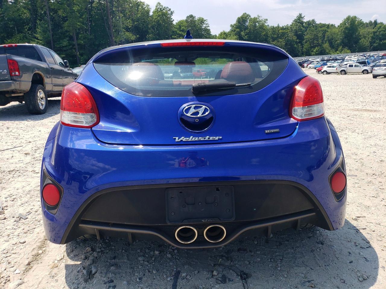 2014 Hyundai Veloster Turbo R-spec Blue vin: KMHTC6AE5EU201048