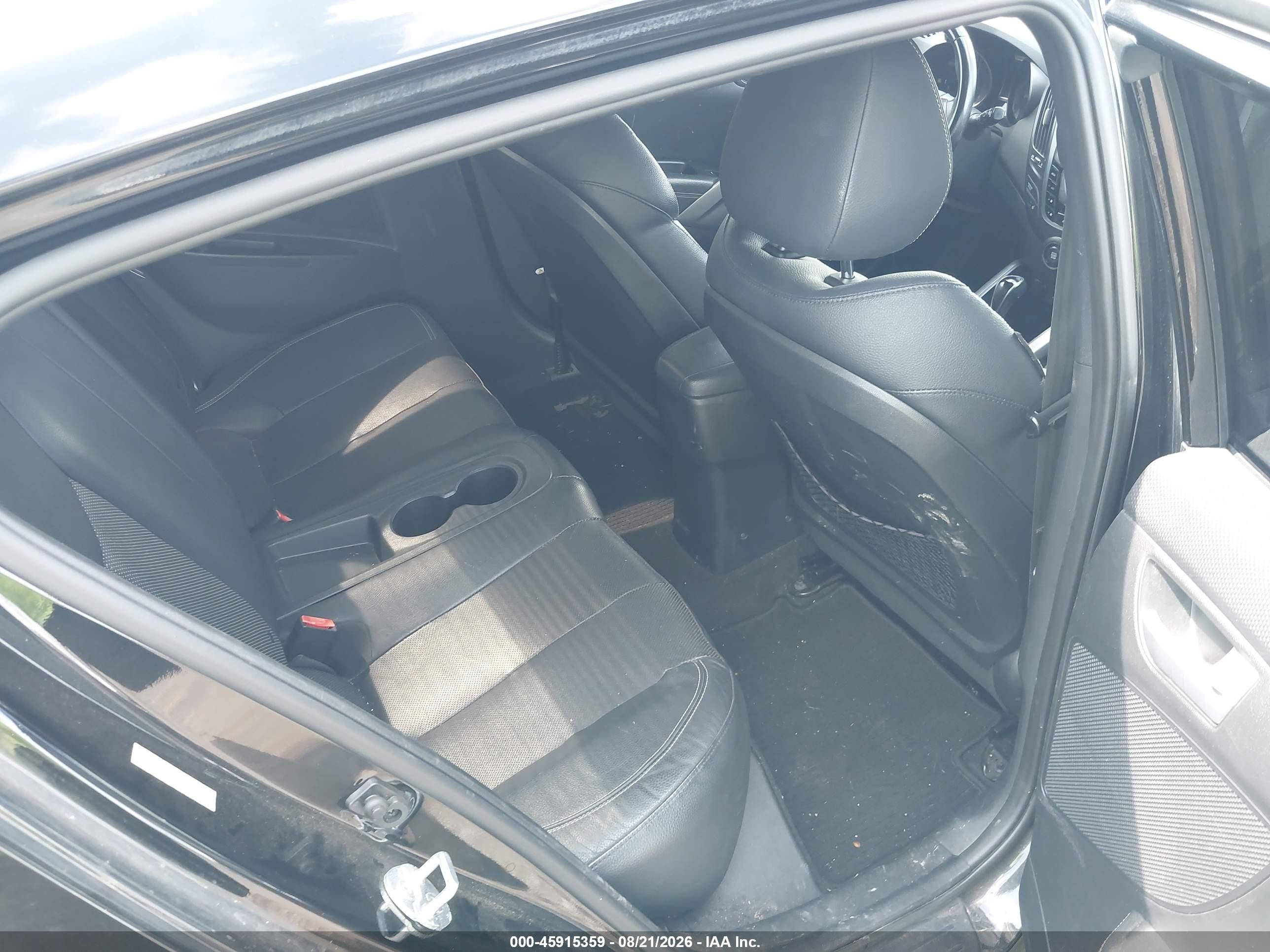 2015 Hyundai Veloster Turbo Black vin: KMHTC6AE5FU216361