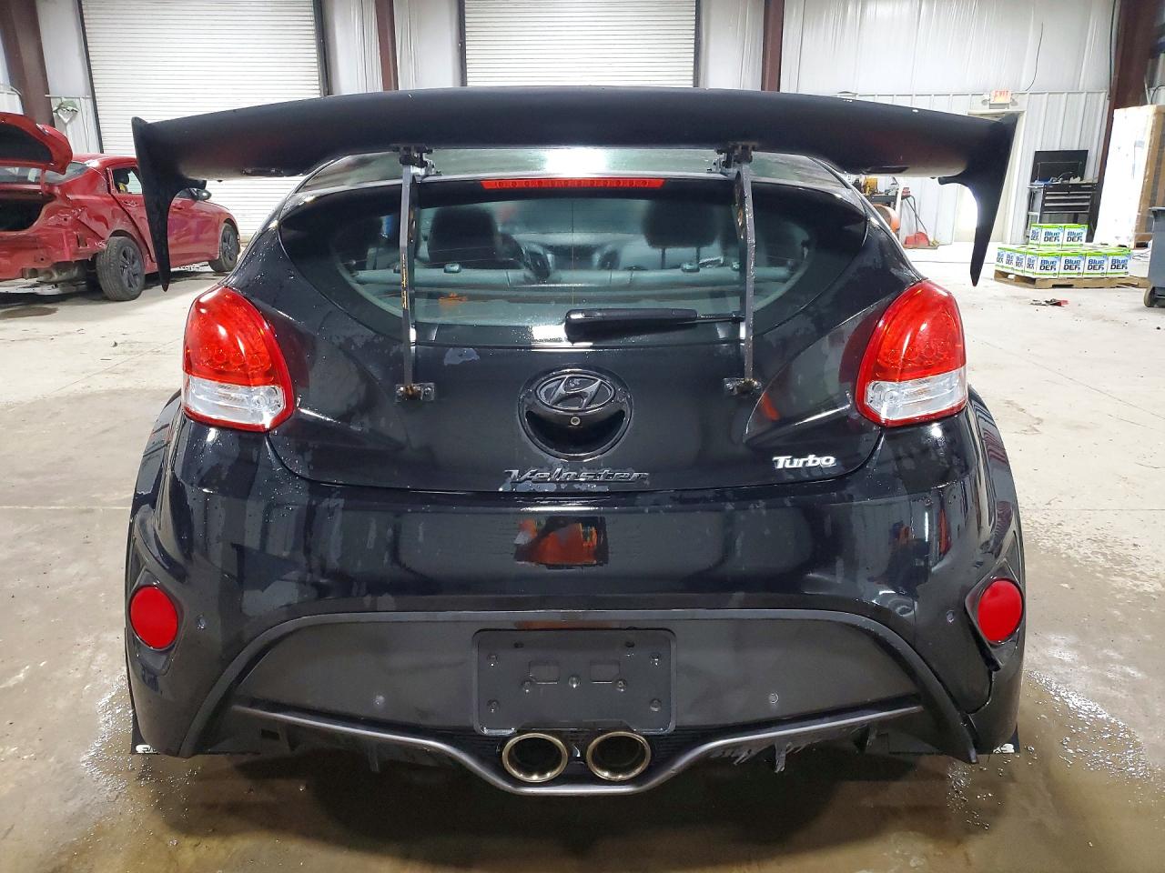 2014 Hyundai Veloster Turbo Black vin: KMHTC6AE6EU199147