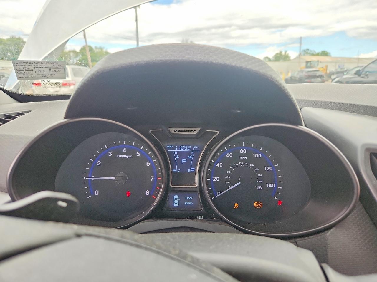 2013 Hyundai Veloster Turbo Silver vin: KMHTC6AE7DU095295