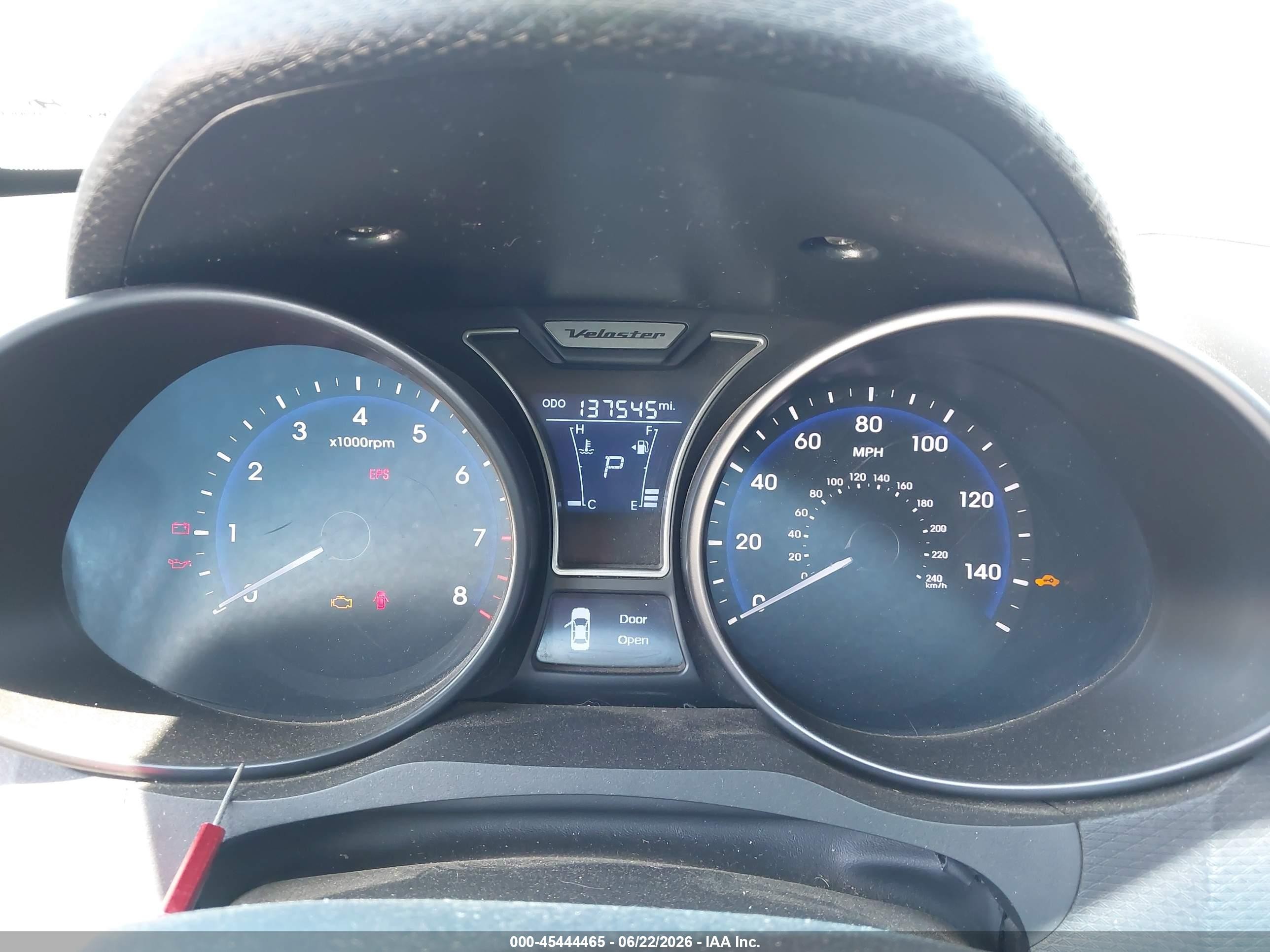 2013 Hyundai Veloster Turbo W/black Gray vin: KMHTC6AE7DU120213