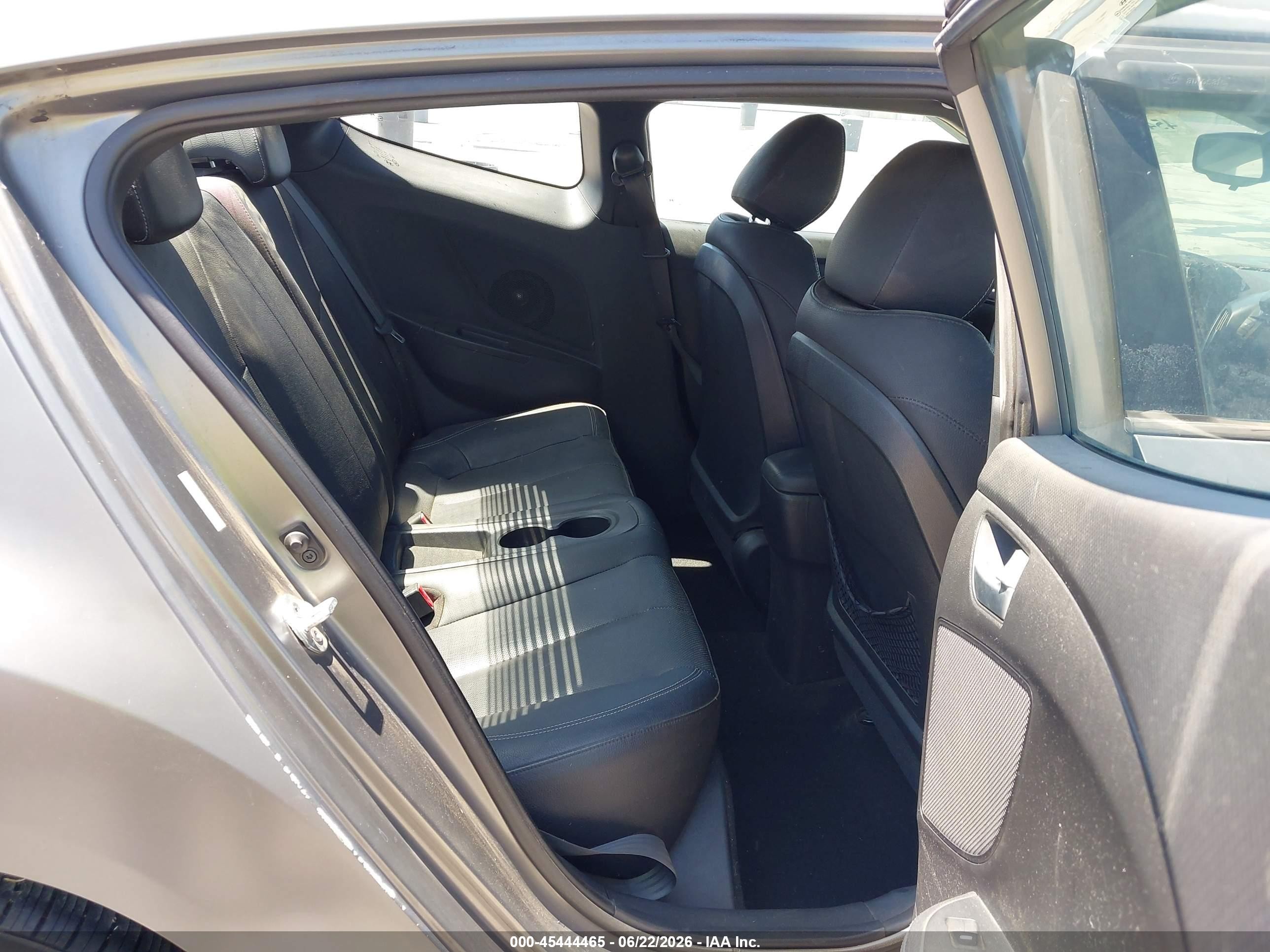 2013 Hyundai Veloster Turbo W/black Gray vin: KMHTC6AE7DU120213